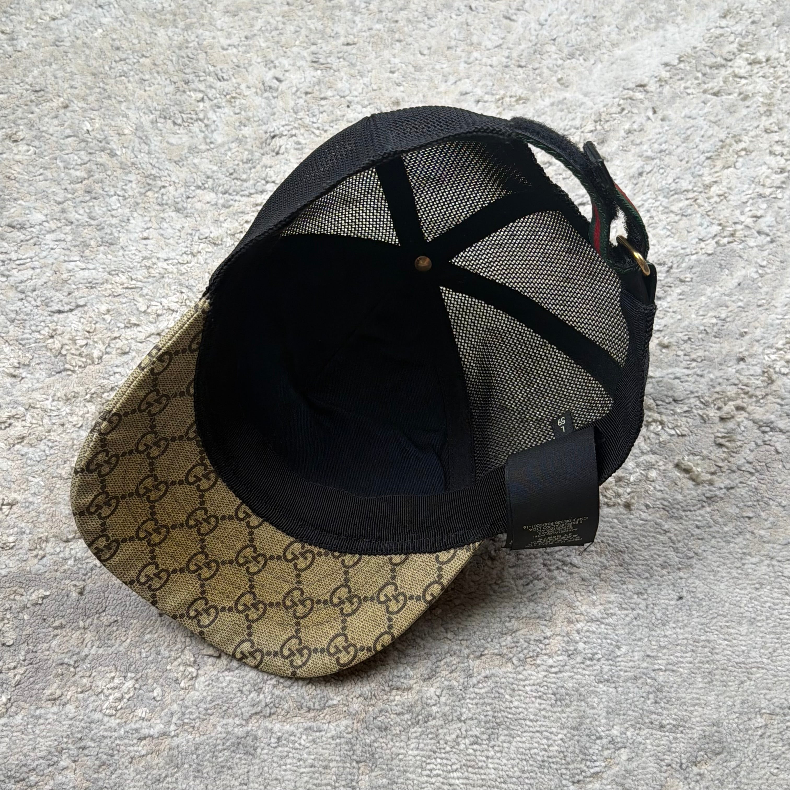 Gucci Print Tiger GG Cap - Large (59cm)
