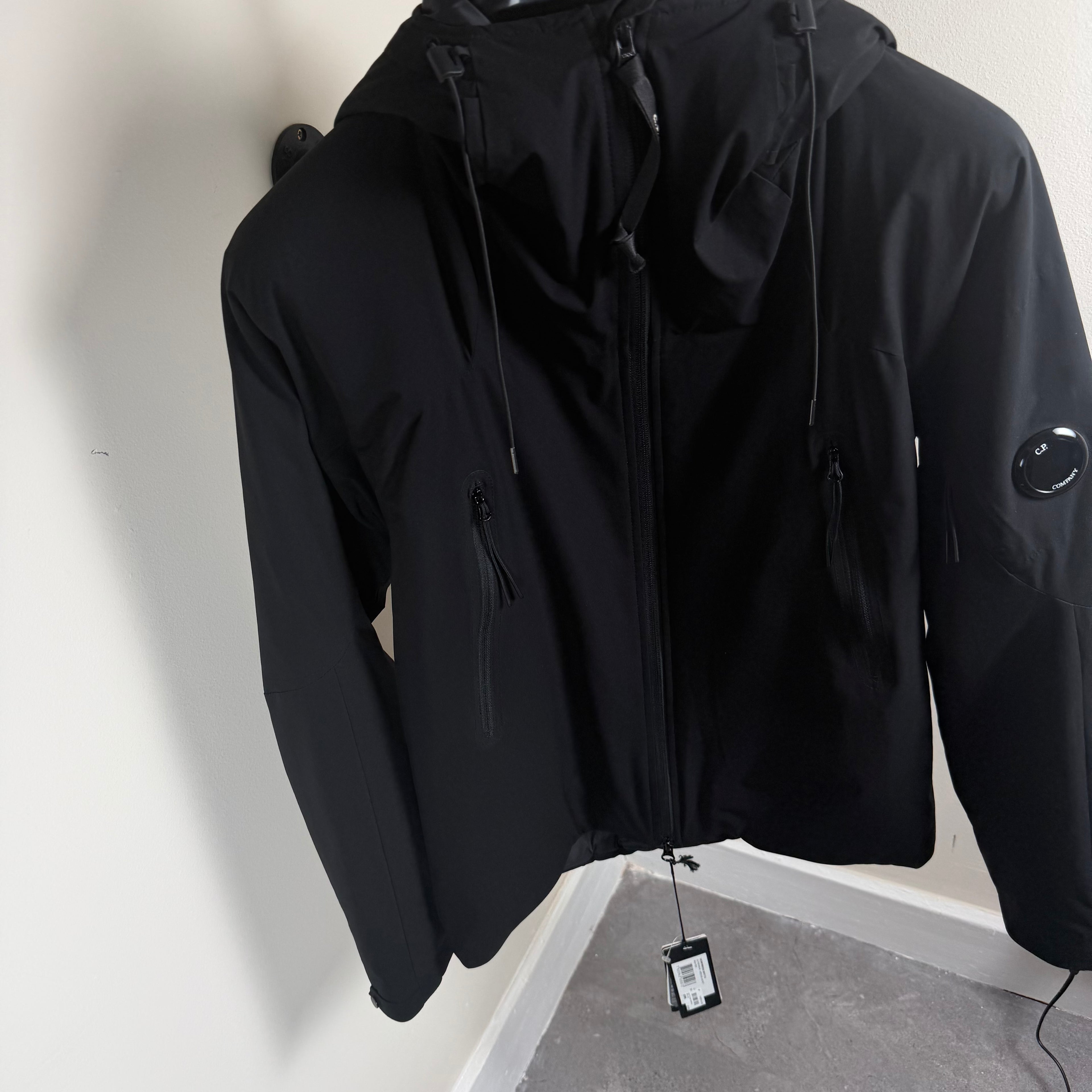 C.P Company Pro Tek Black Softshell - Small 20.5’’
