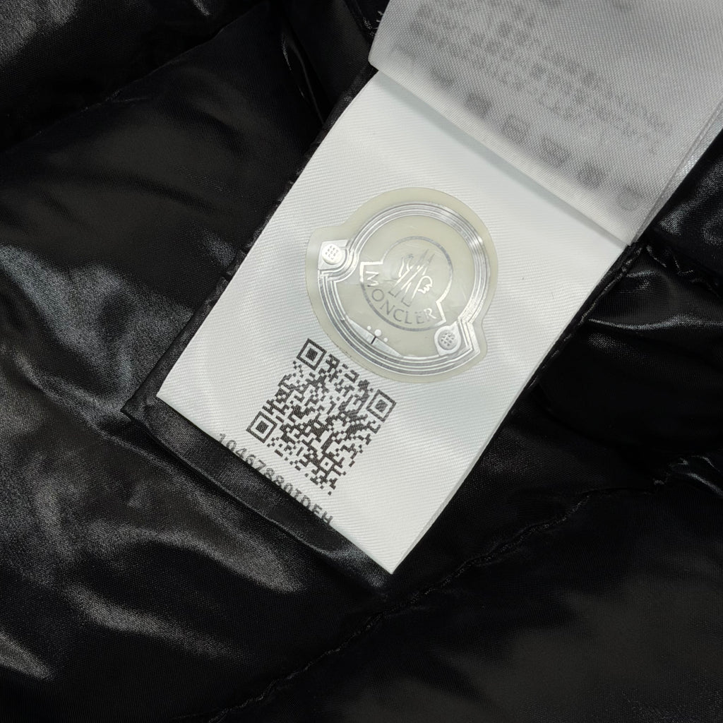 Moncler Maire Giubbotto Black Womens Jacket - Size 2 (Fit UK12 23.5’’)