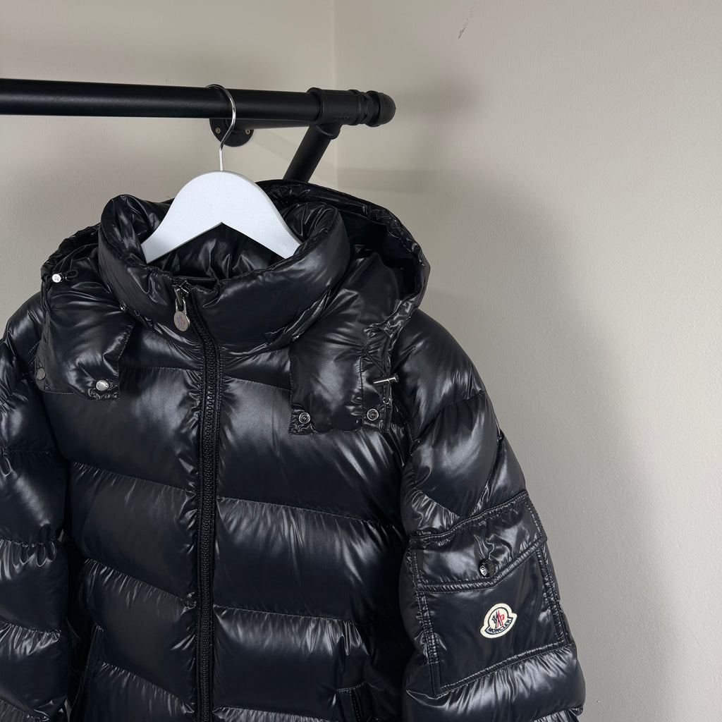 Moncler Maya Giubbotto Black Jacket - 4 (Large 23.5’’)
