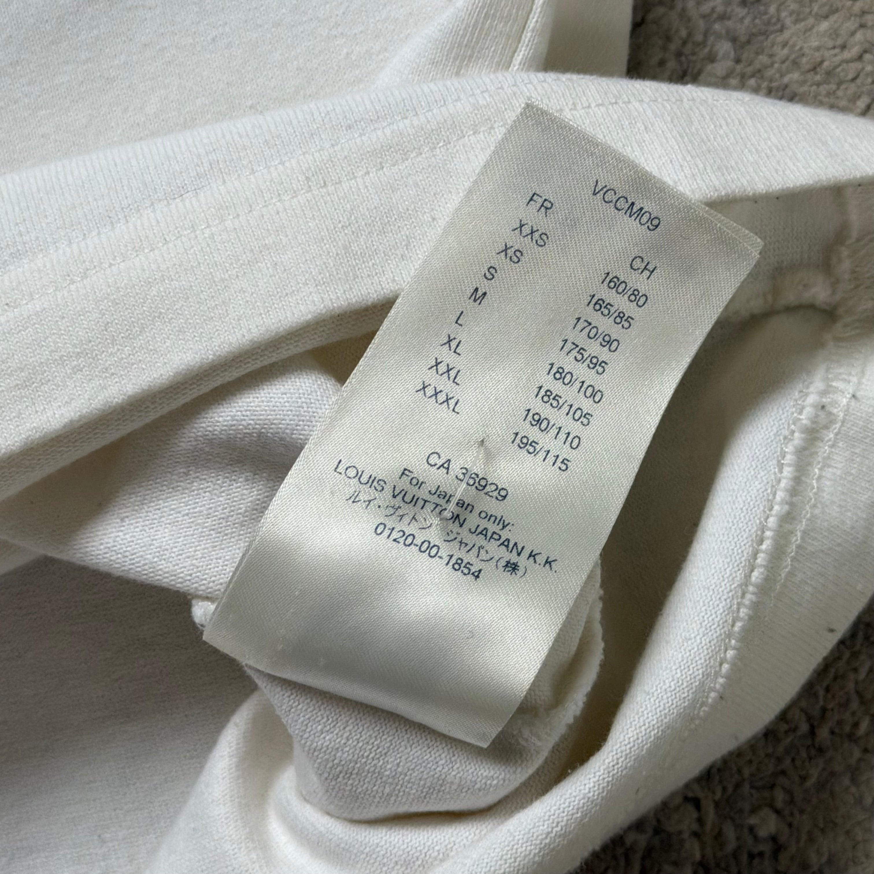 Louis Vuitton White Smoke T-Shirt - Large 22’’