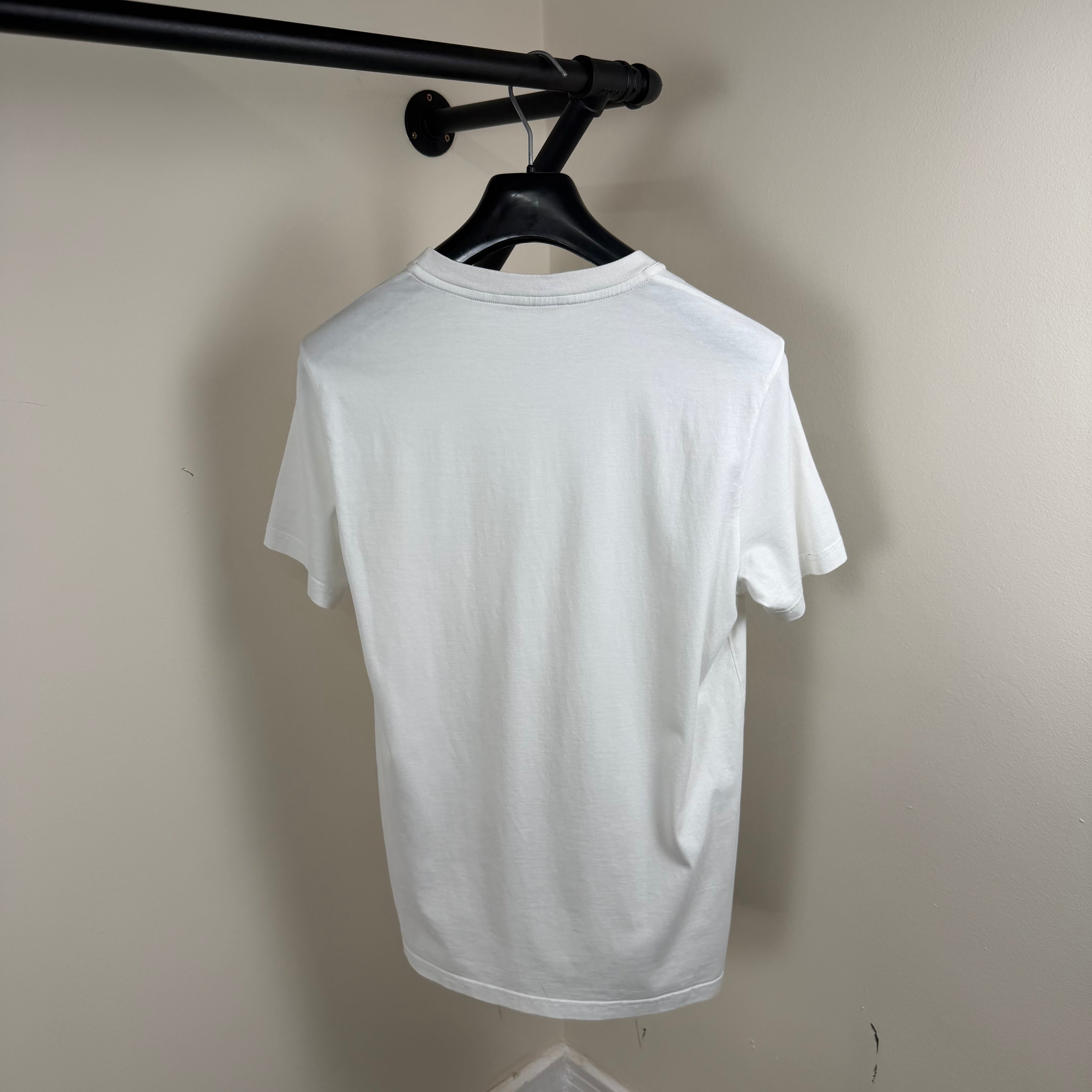 Givenchy Cracked Logo White T-Shirt - Small 19’’