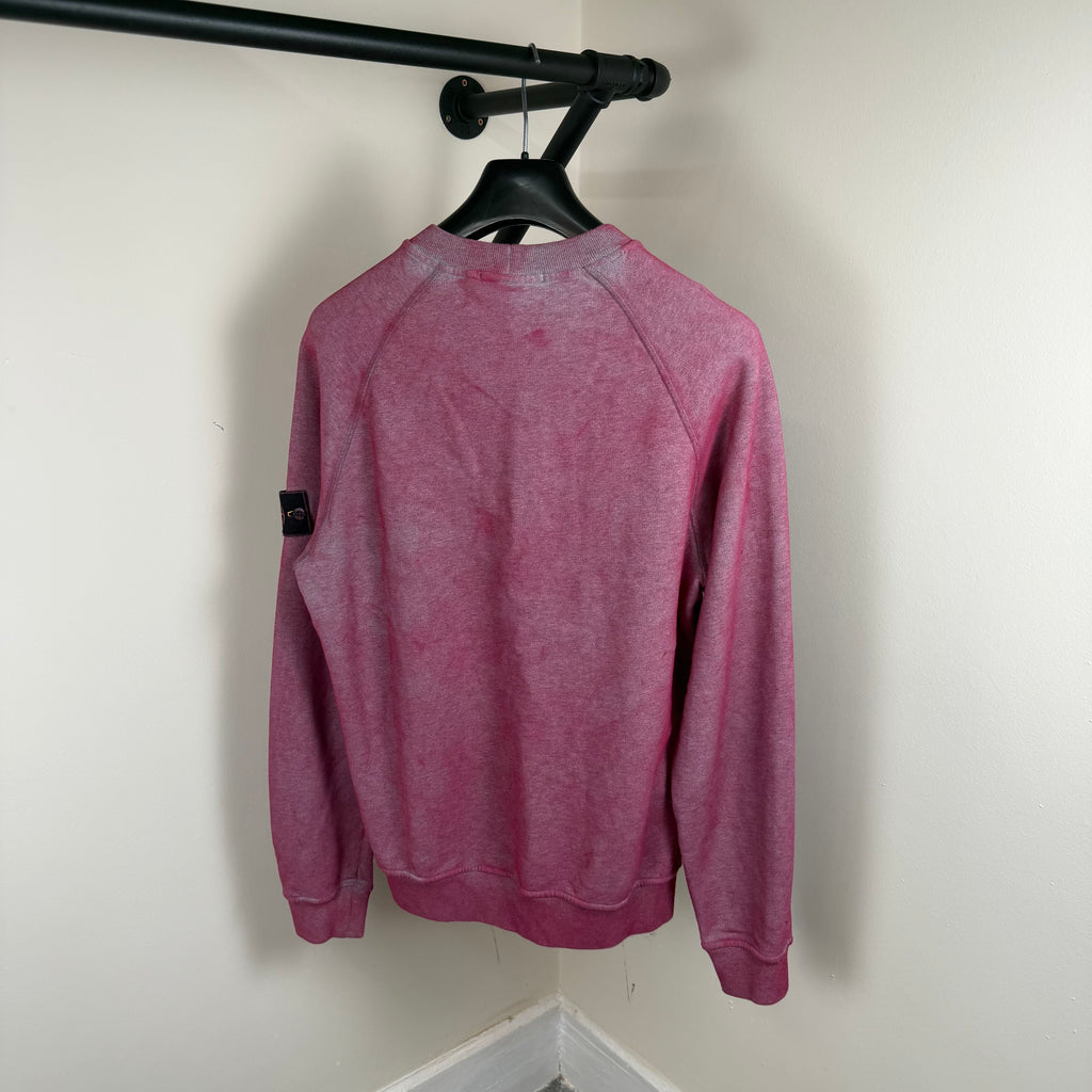 Stone Island Pink Dust Crewneck - Small 21.5’’