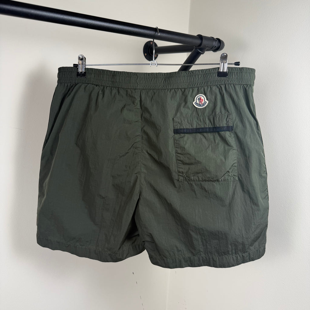 Moncler Khaki Swimming Shorts - XXL (38W)