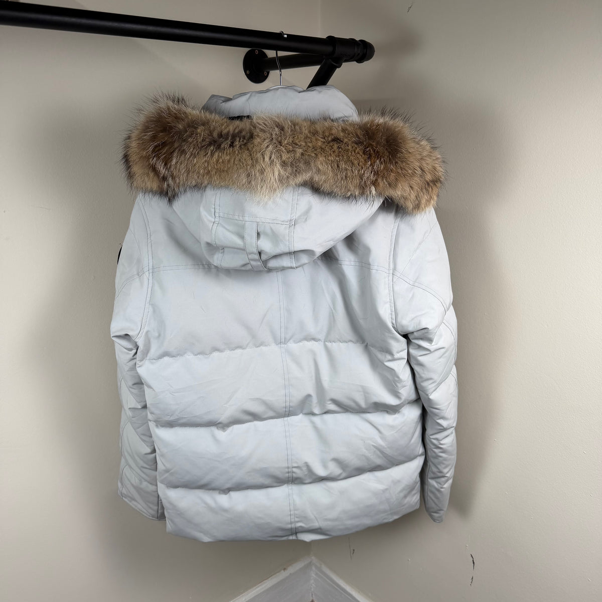 Canada Goose Wyndham Parka Black Badge Silverbirch - Small 21’’