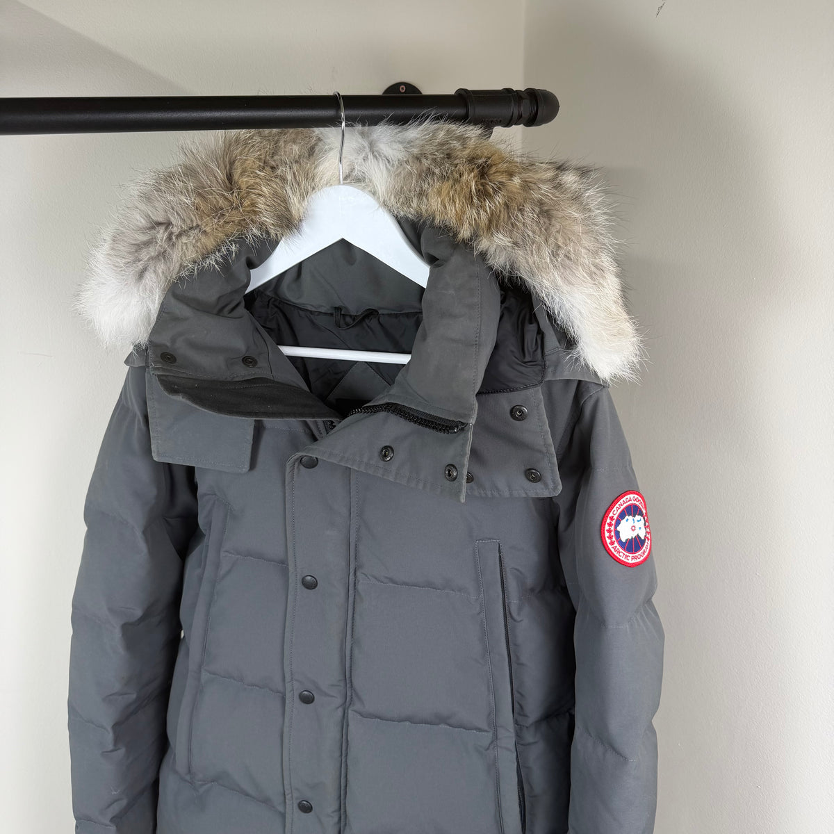 Canada Goose Grey Wyndham Parka - Medium 22’’