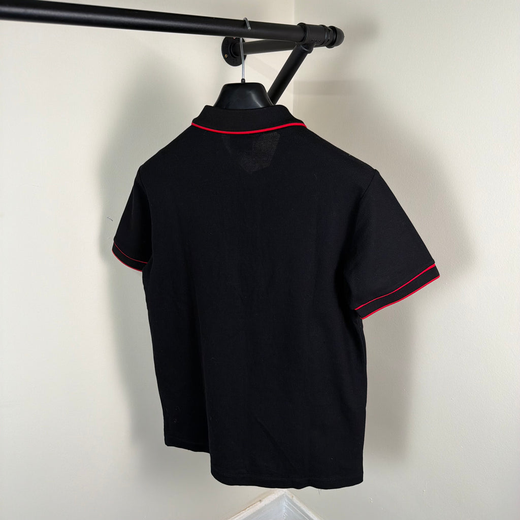 Burberry Check Zip Up Polo Shirt - Small 18.5’’