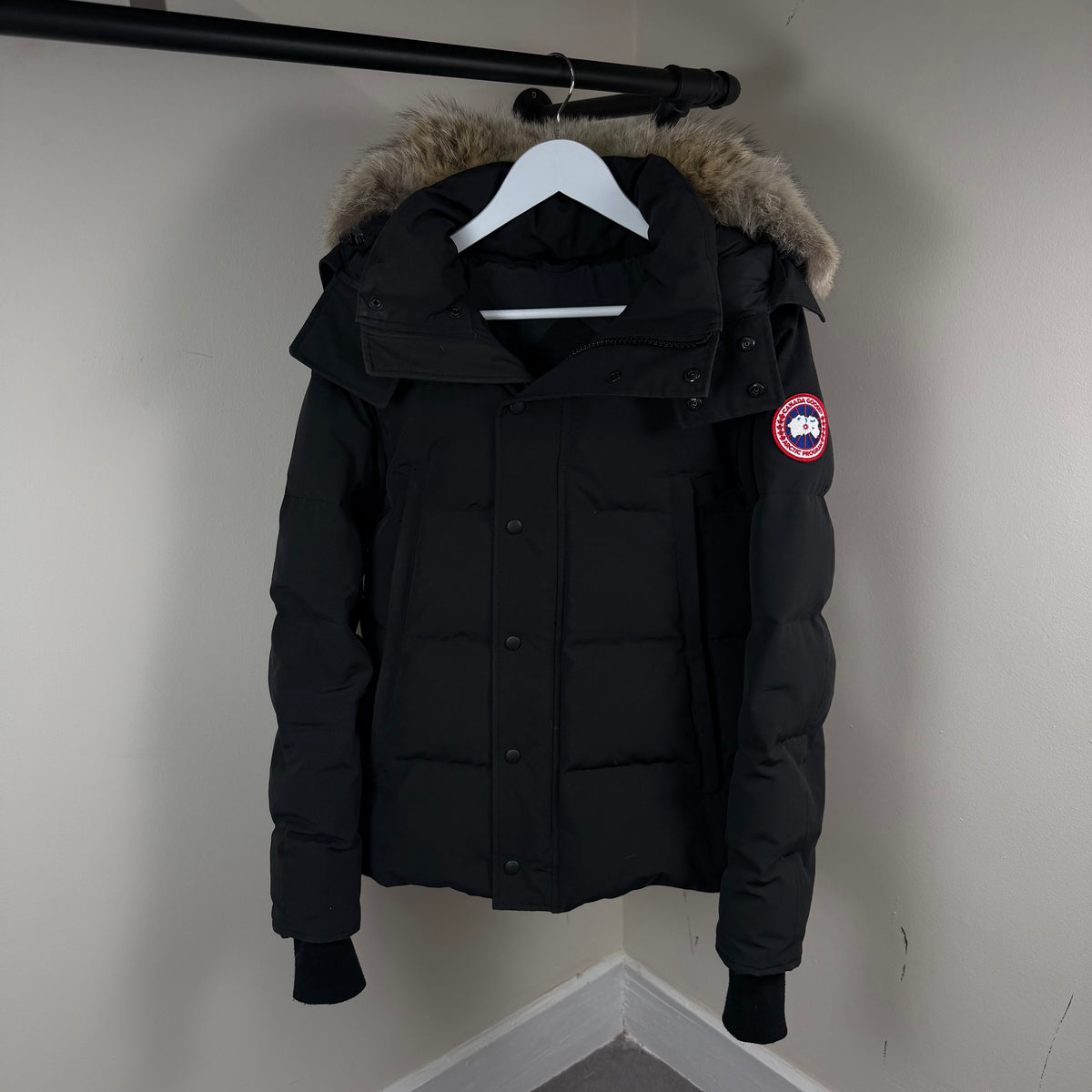 Canada Goose Black Wyndham Parka - Medium Fusion 21’’