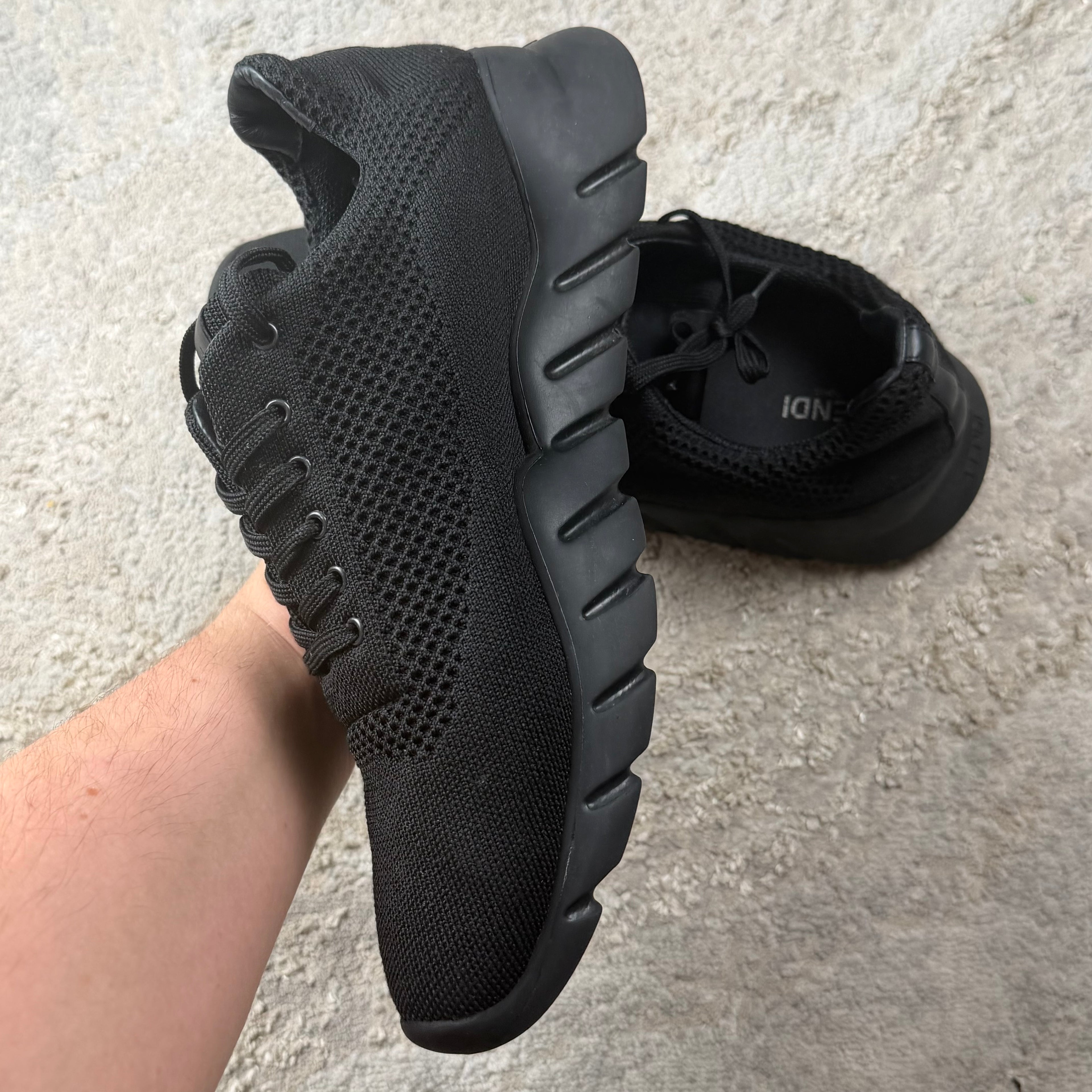 Fendi Bug Eye Black Trainer’s - 8.5/9UK