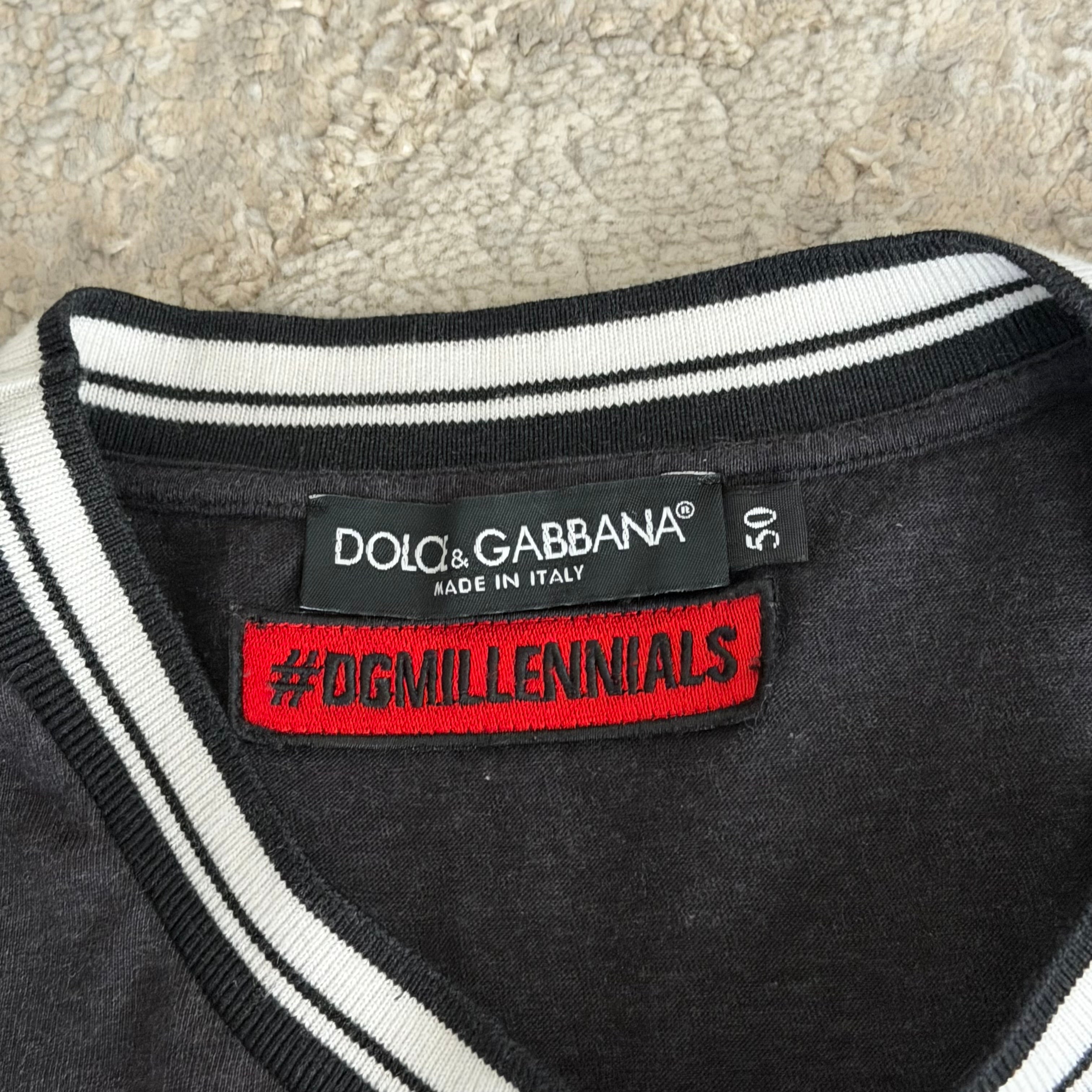 Dolce & Gabbana Grey T-Shirt - Large 20.5’’