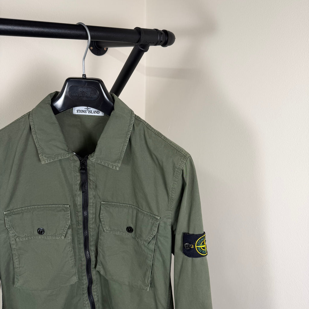 Stone Island Khaki Overshirt - Medium 20’’