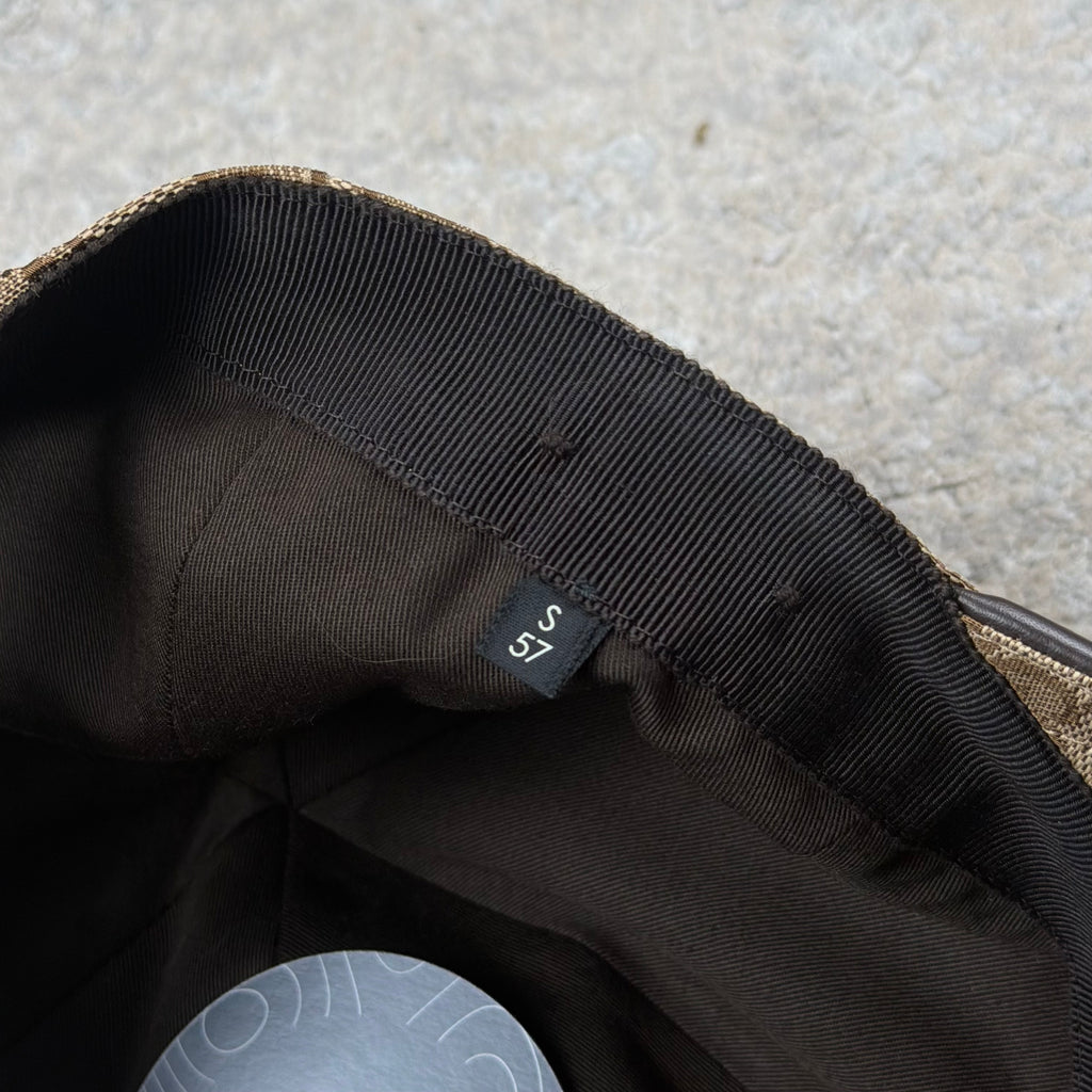 Gucci Biege Canvas Baseball Cap - Small (57cm)