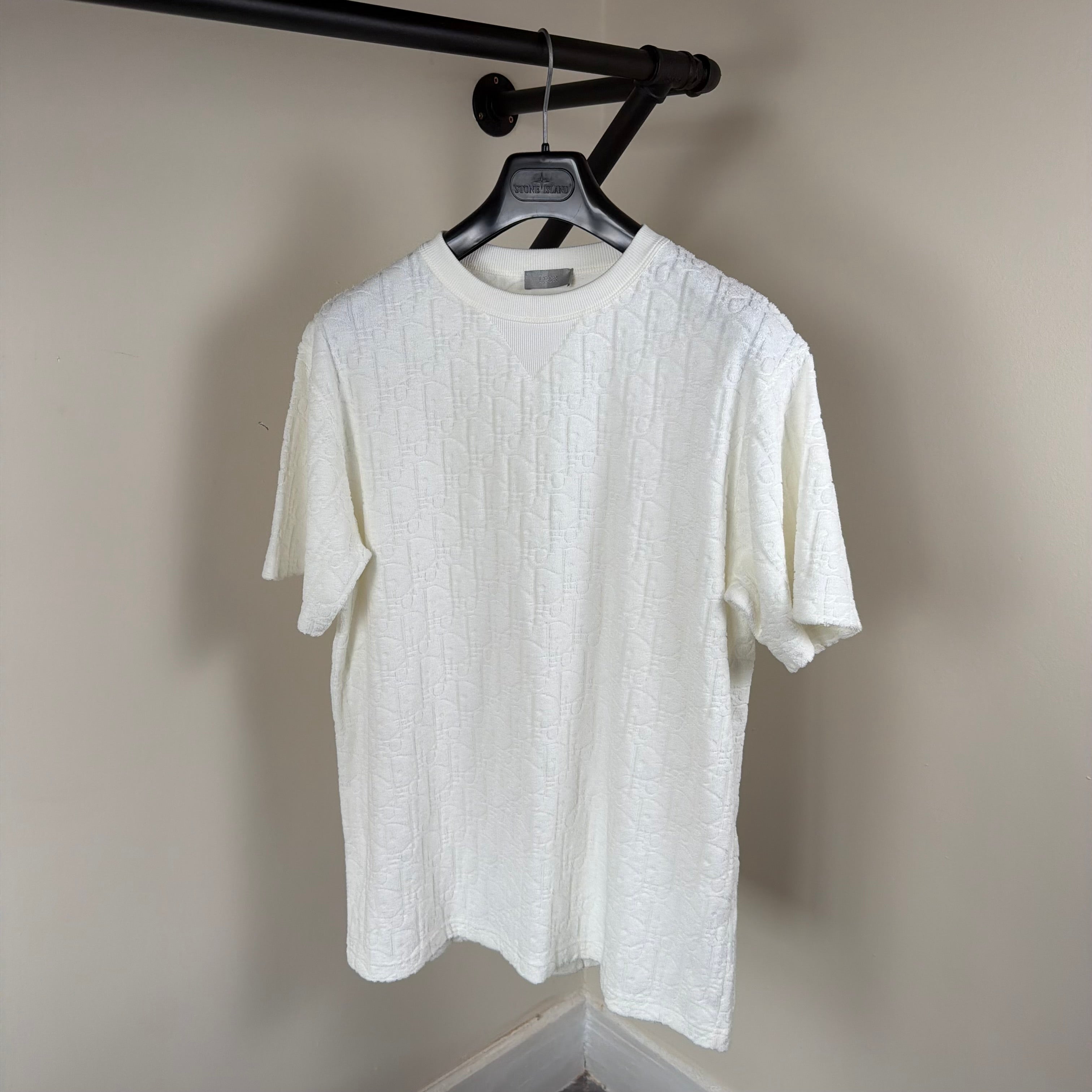 Dior White Towel T-Shirt - Medium 21’’