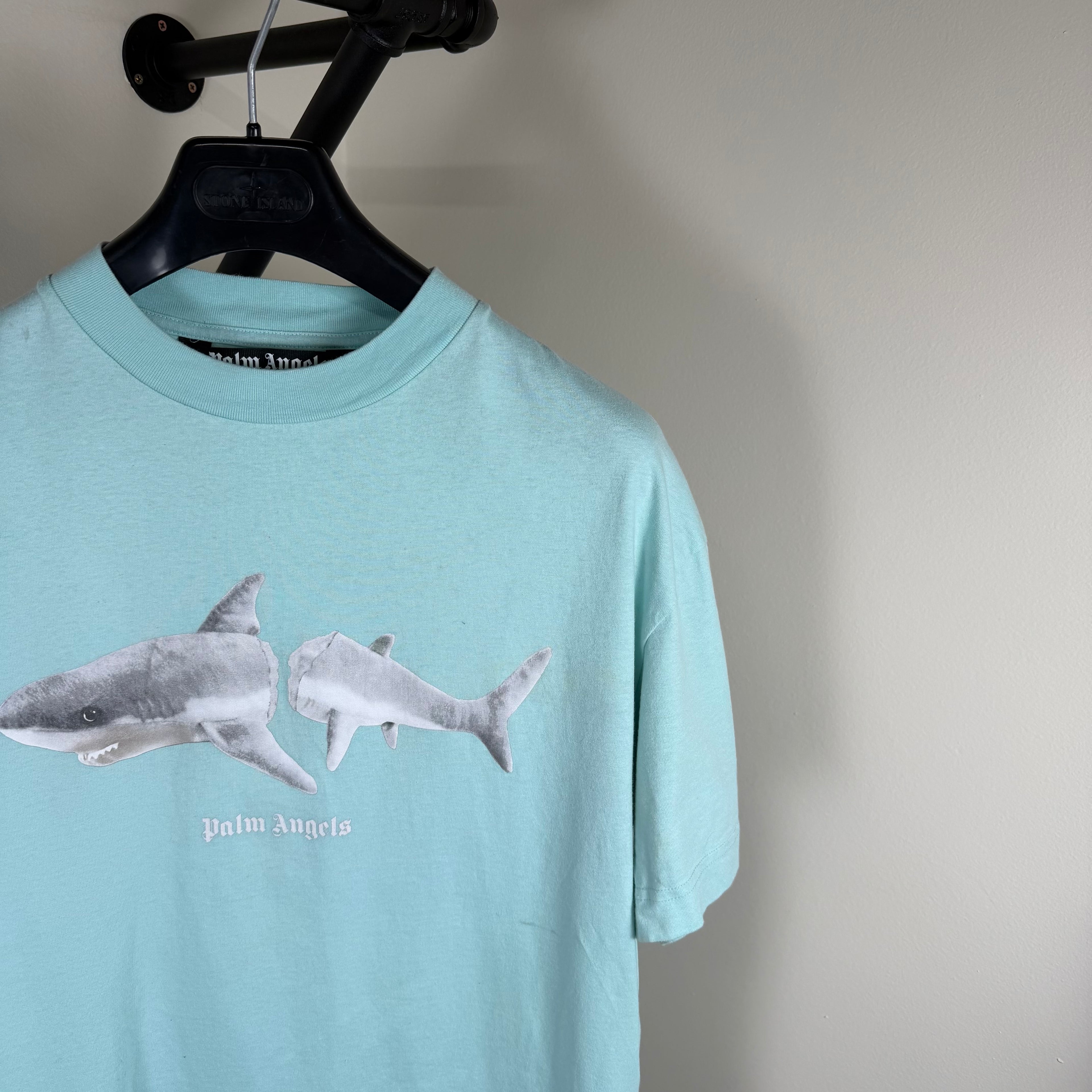 Palm Angels Shark T-Shirt - Medium 21’’