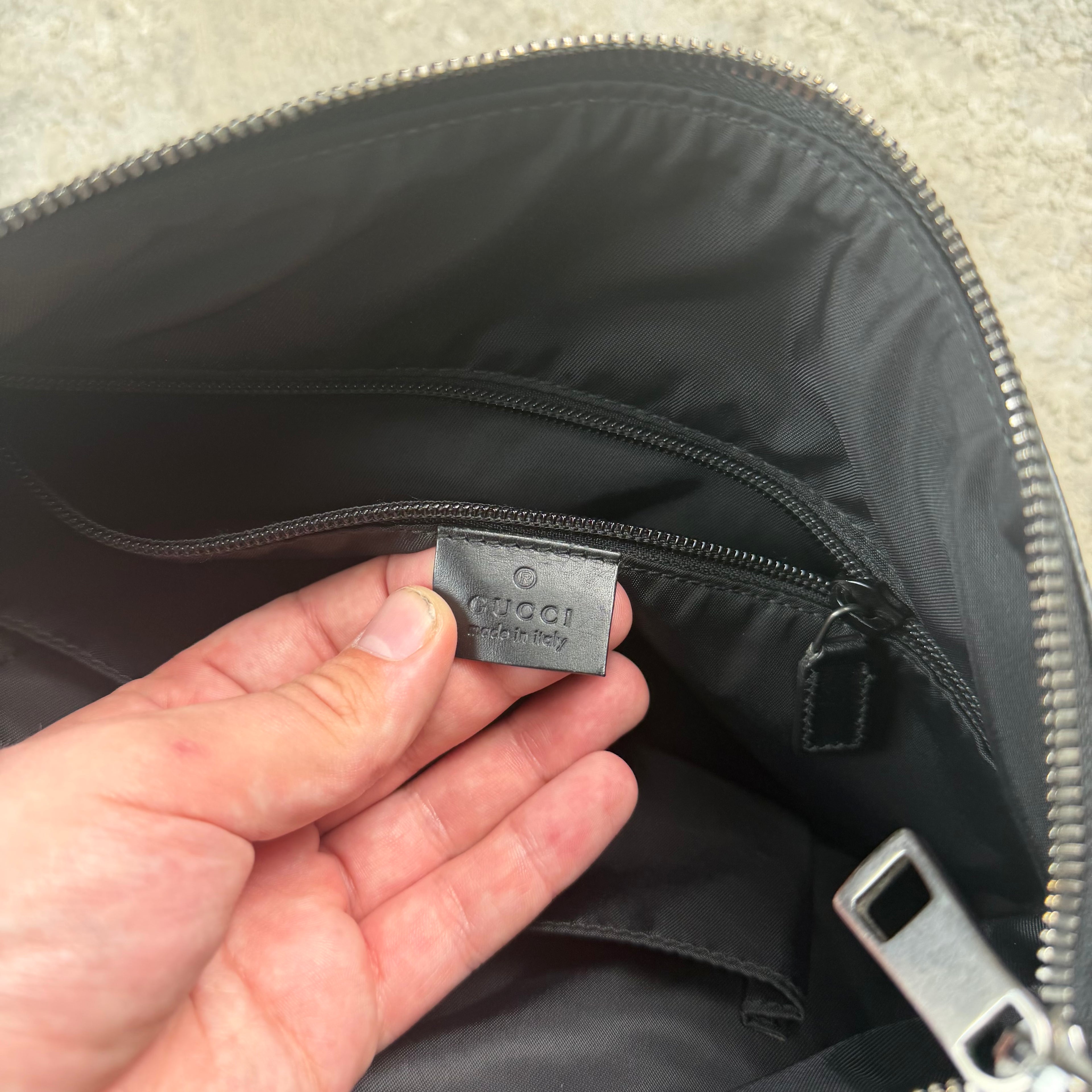Gucci GG Grey Messenger Bag - Larger Model