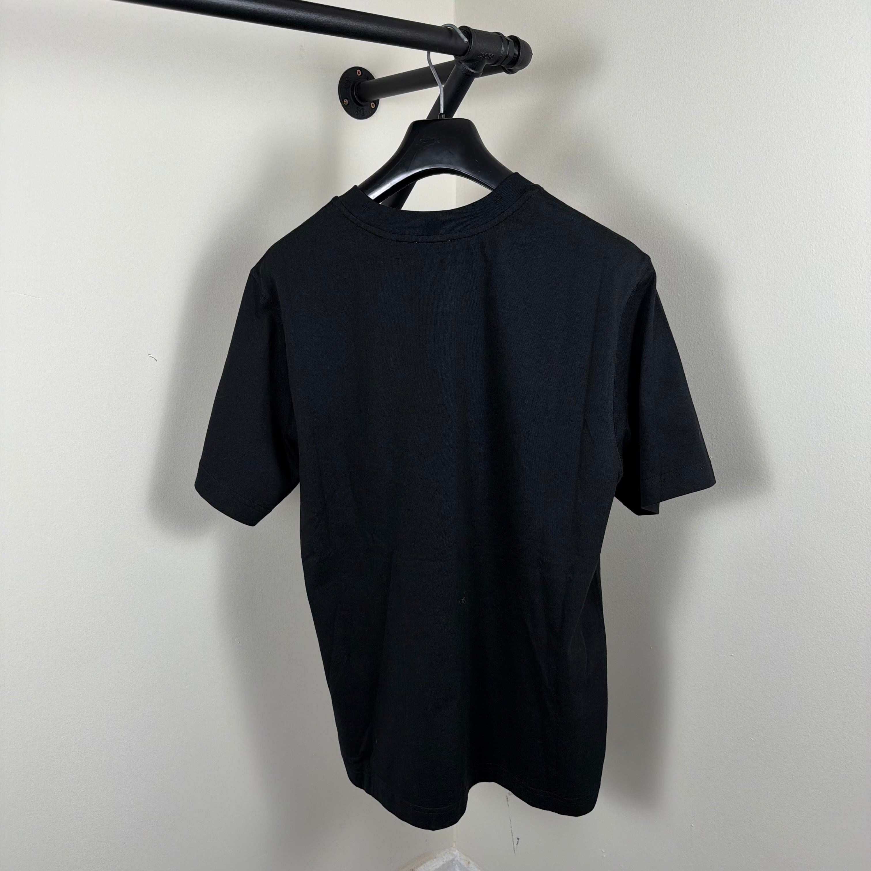 Burberry Black Spellout T-Shirt - Medium 21.5’’