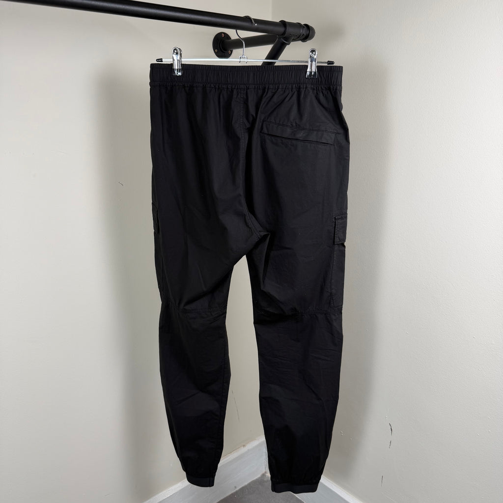 Stone Island Black Cargo Pants - 32W