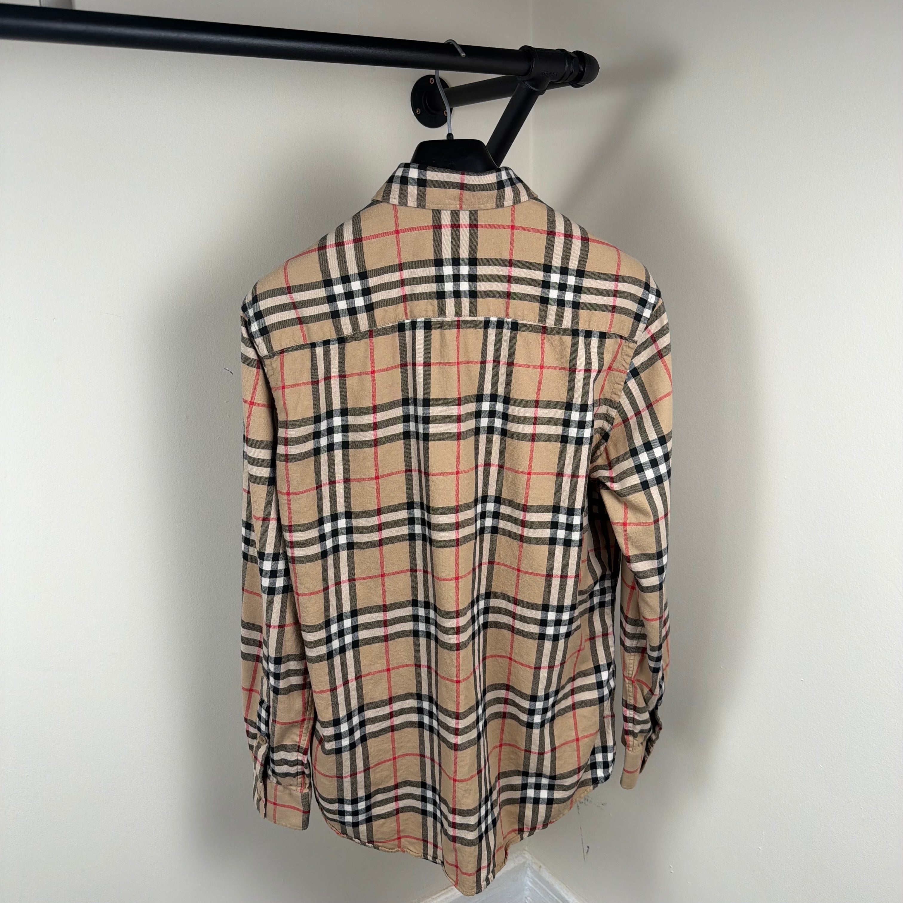 Burberry Nova Check Button Up Shirt - Medium 21.5’’