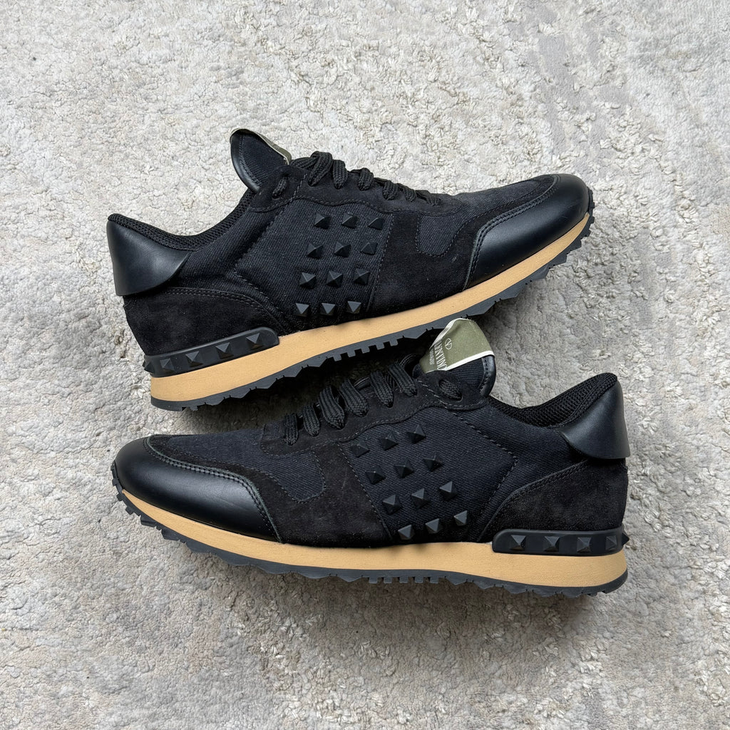 Valentino Garavani RockStud Black Trainer’s - 8UK