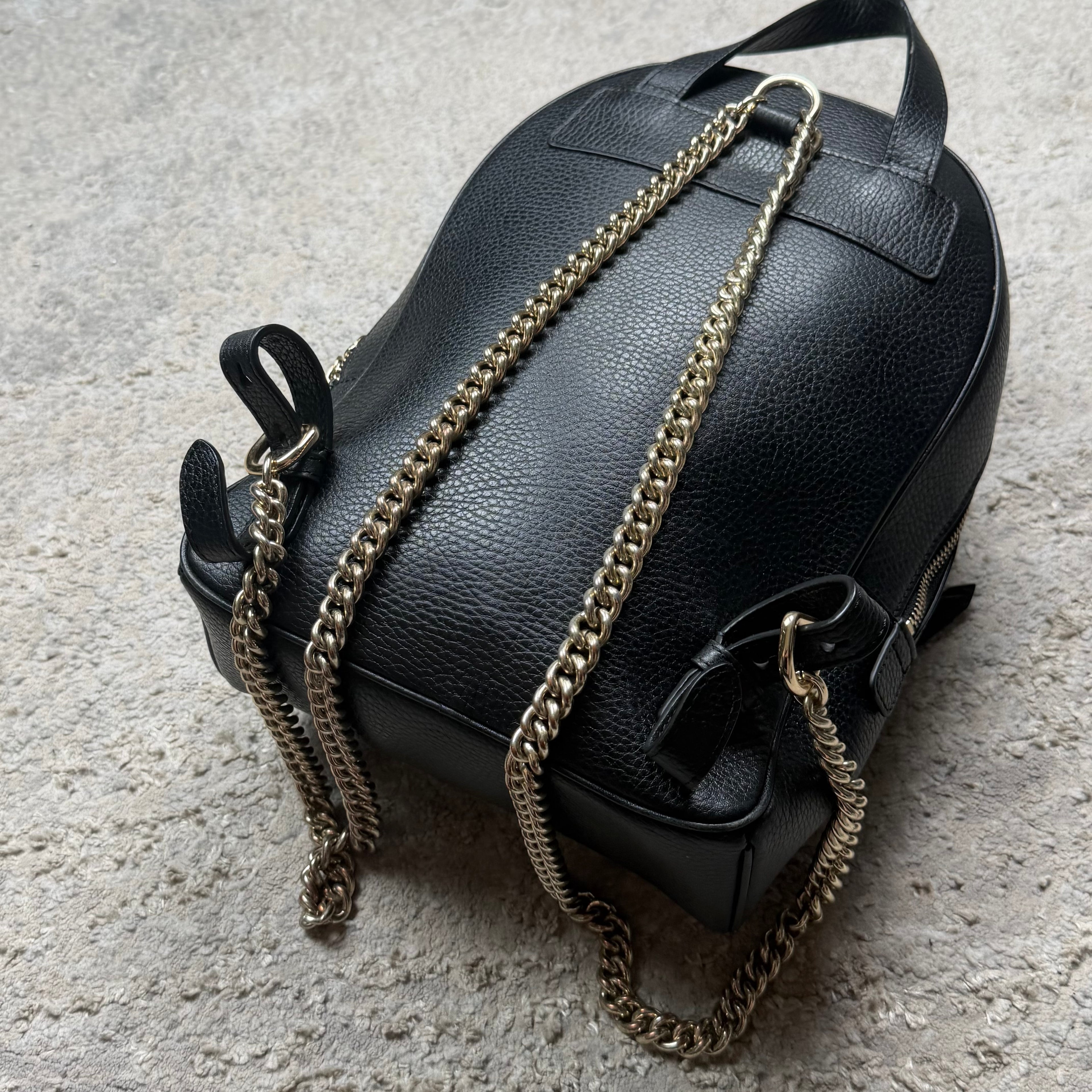 Gucci Black Leather Women’s Backpack
