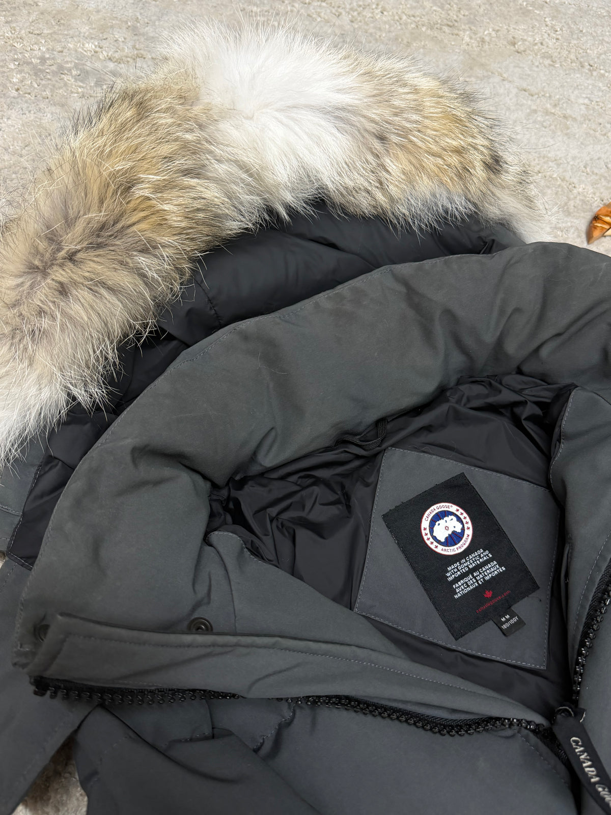 Canada Goose Grey Wyndham Parka - Medium 22’’