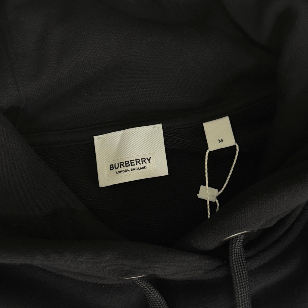 Burberry Black Horseferry Hoodie - M/L 22’’