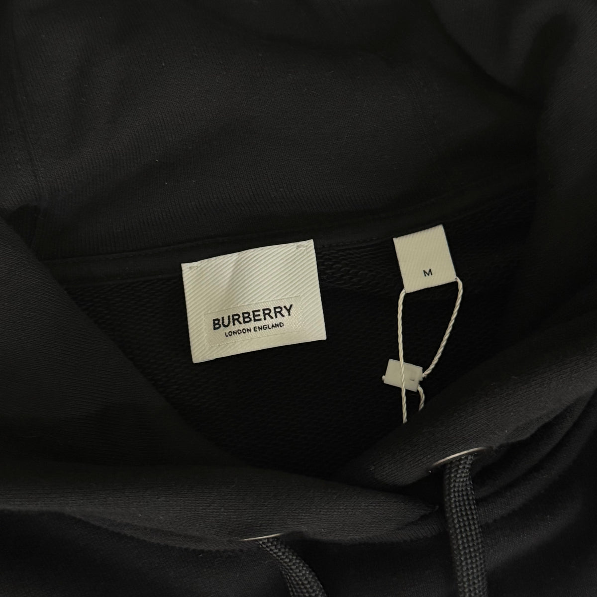 Burberry Black Horseferry Hoodie - M/L 22’’