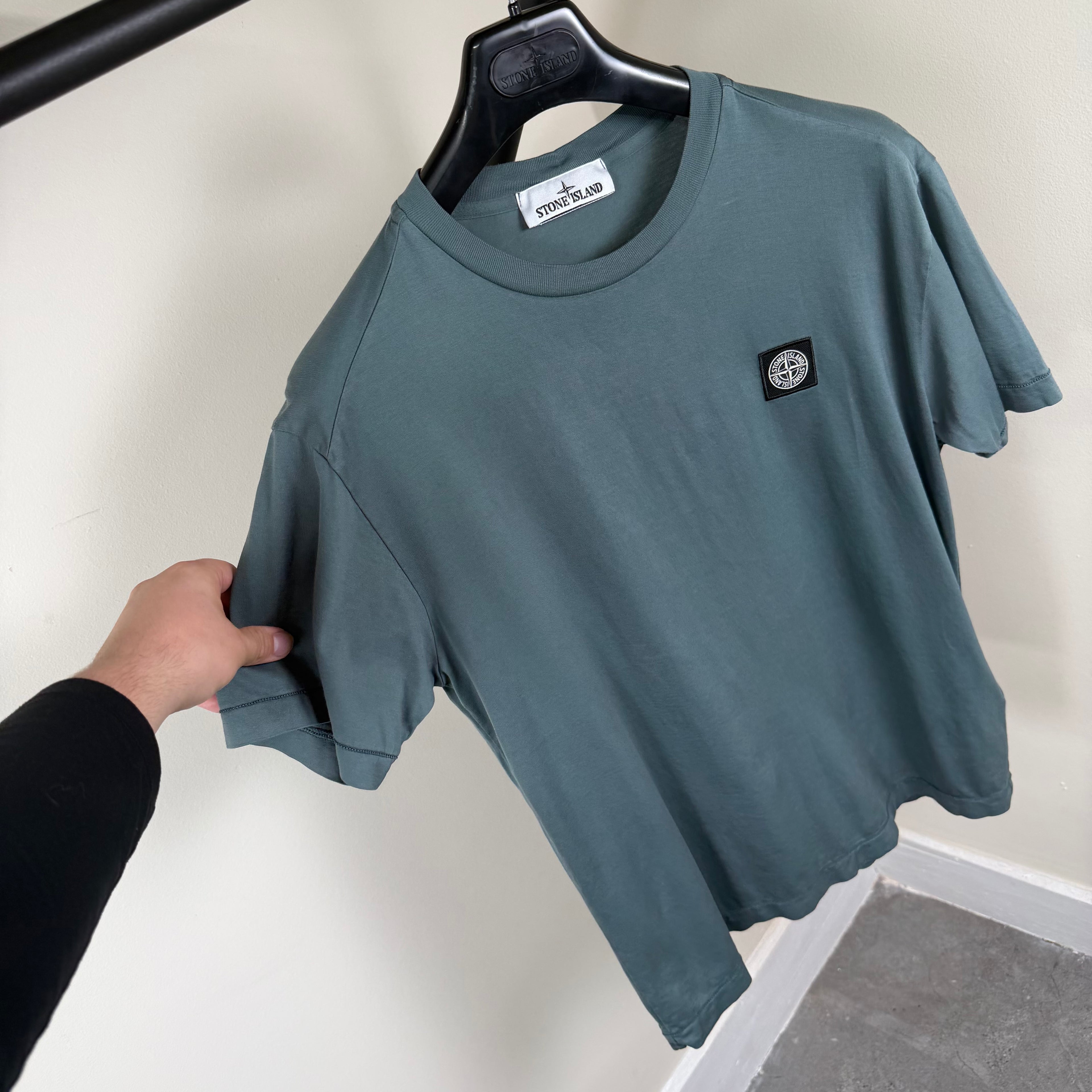 Stone Island Compass Cyan T-Shirt - Medium 20’’
