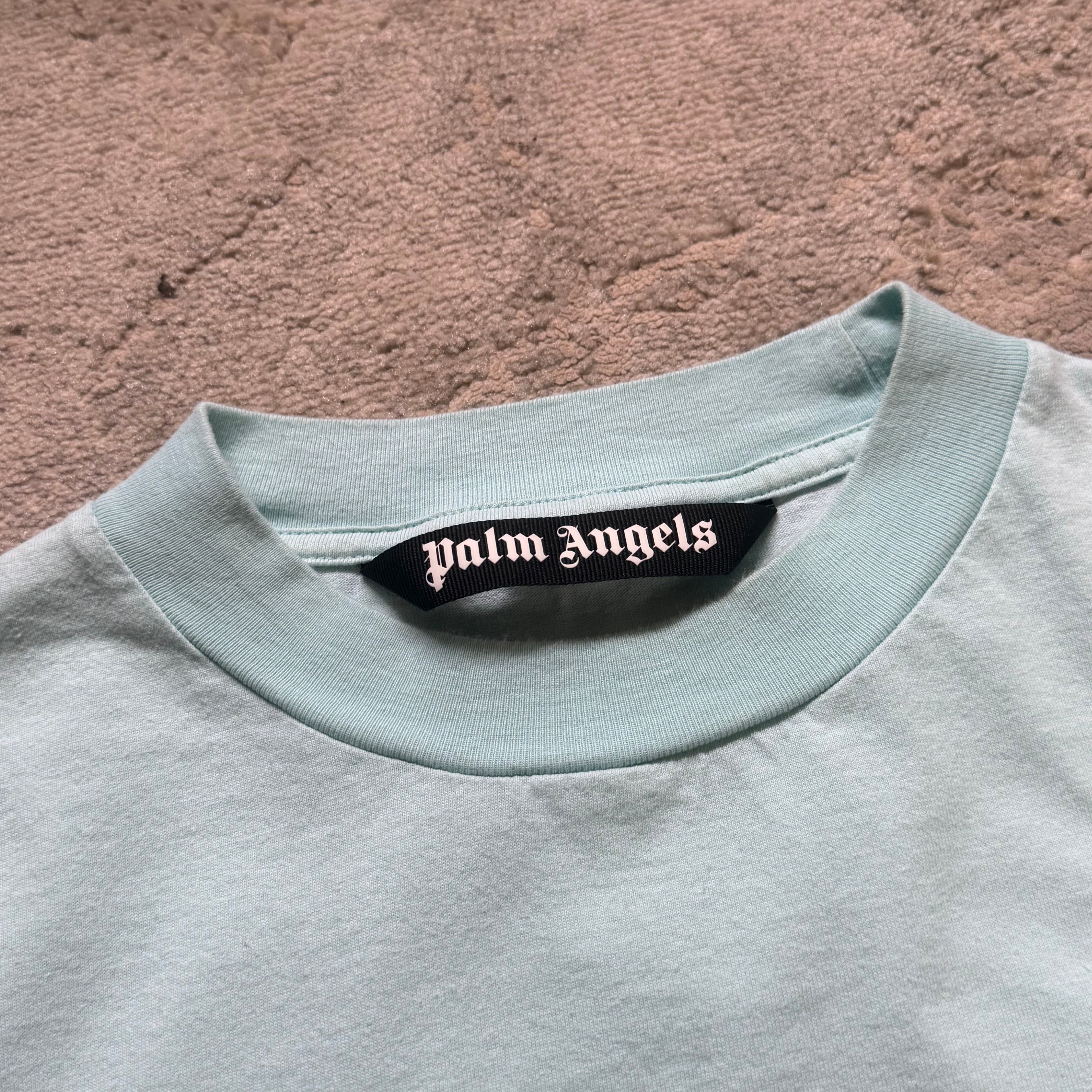 Palm Angels Blue Shark T-Shirt - M/L 21’’