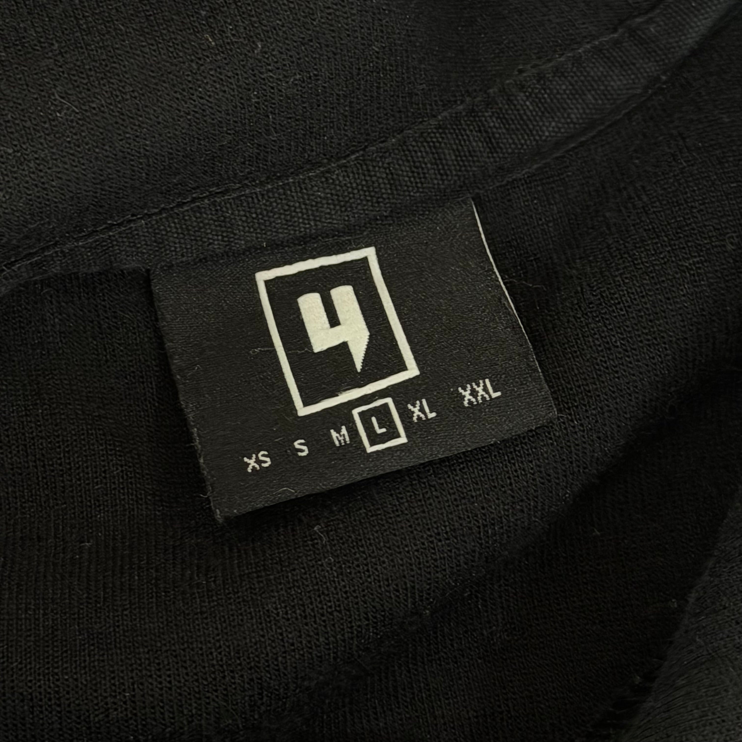 YELIR World Triple Y Neon Hoodie Black - Large 21’’