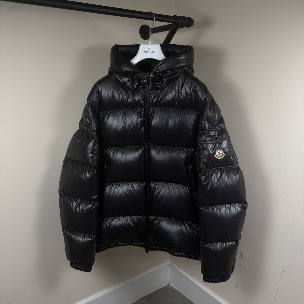 Moncler Ecrins Giubbotto Black Jacket - Size 7(2/3XL)