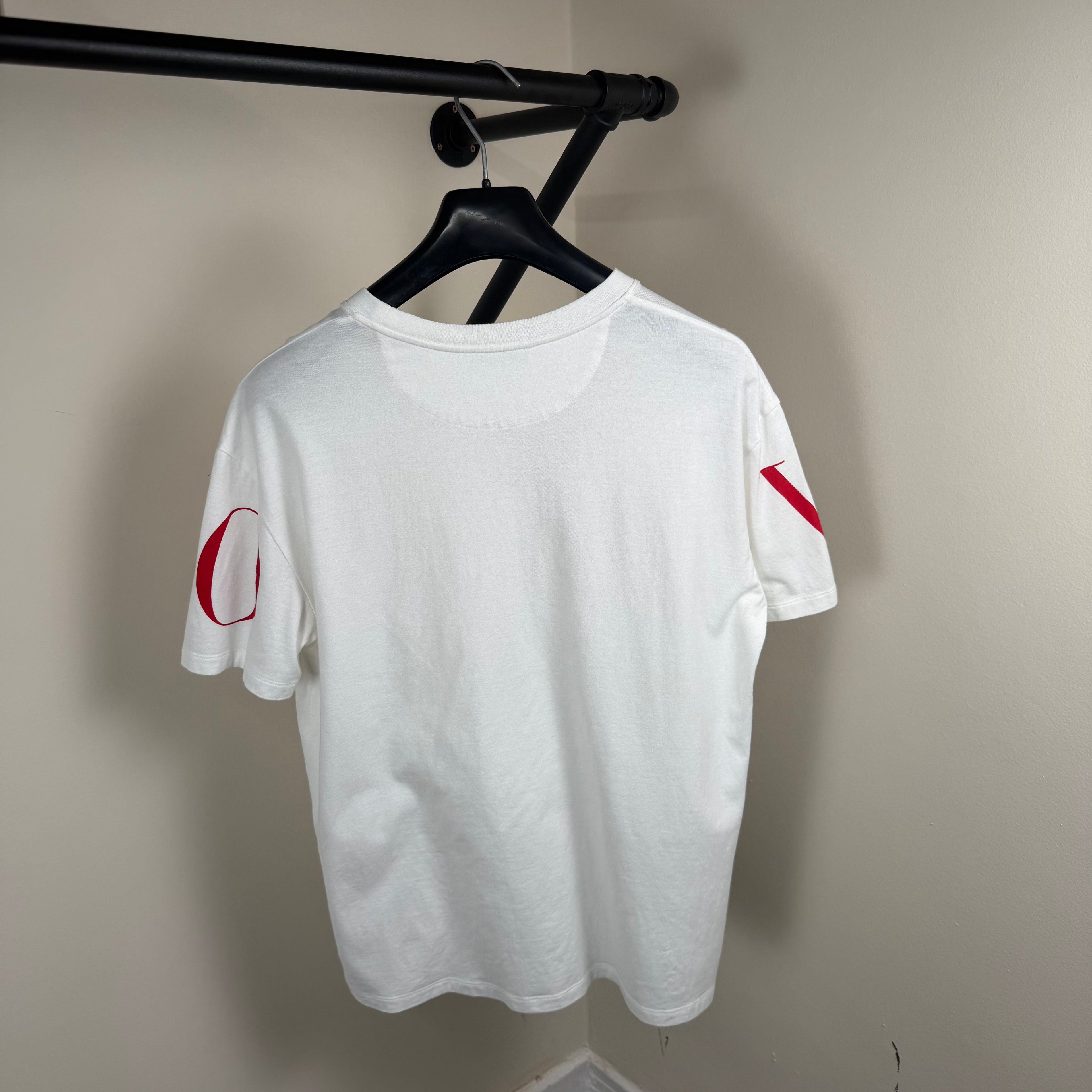 Valentino Garavani Spellout White T-Shirt - Large 21.5’’