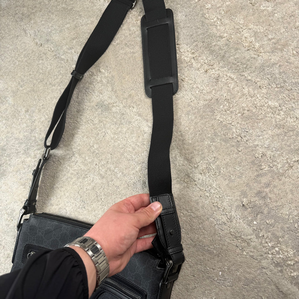 Gucci GG Grey Messenger Bag - Larger Model