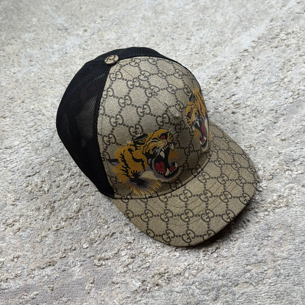 Gucci Print Tiger GG Cap - Large (59cm)