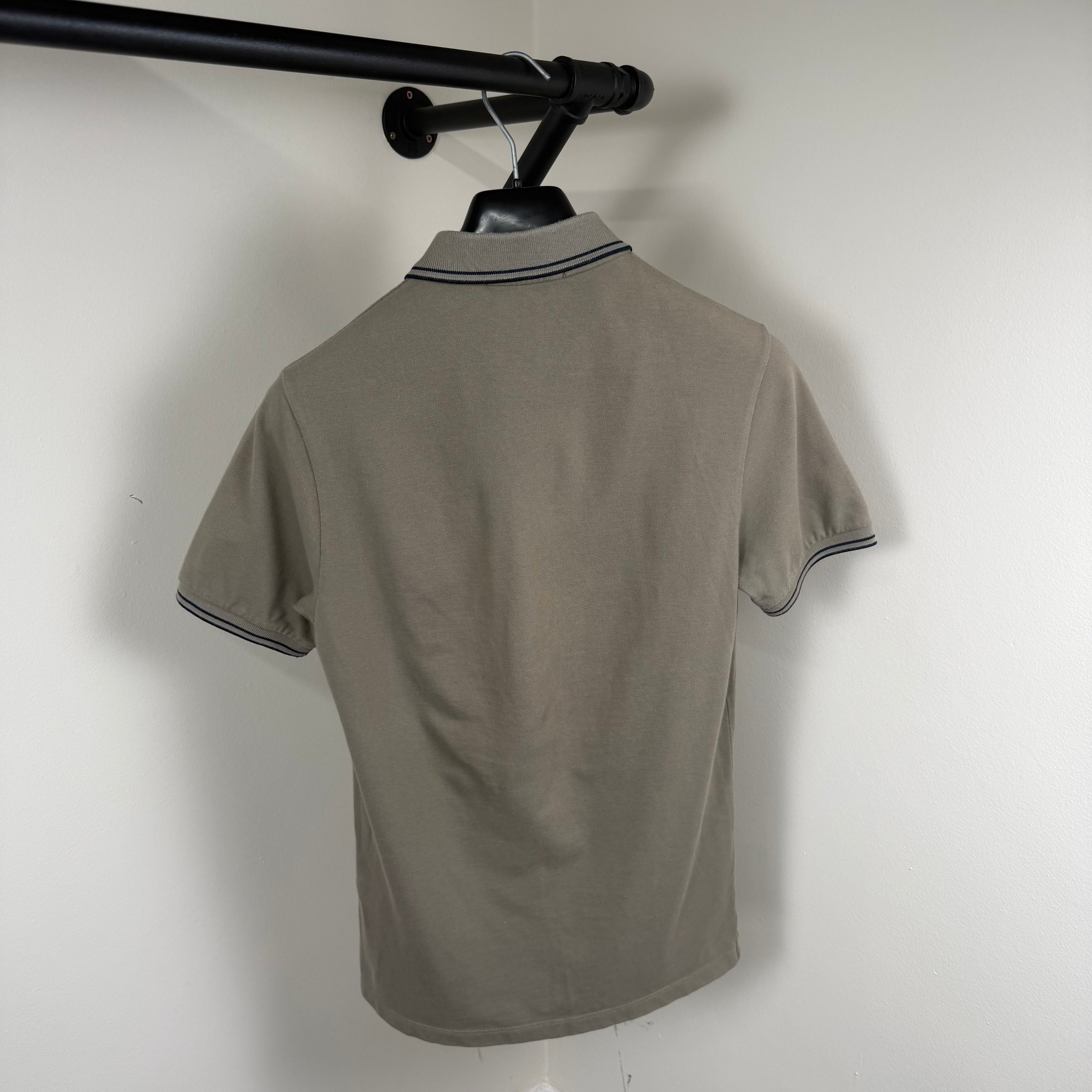 Stone Island Compass Polo Shirt - Small 17.5’’
