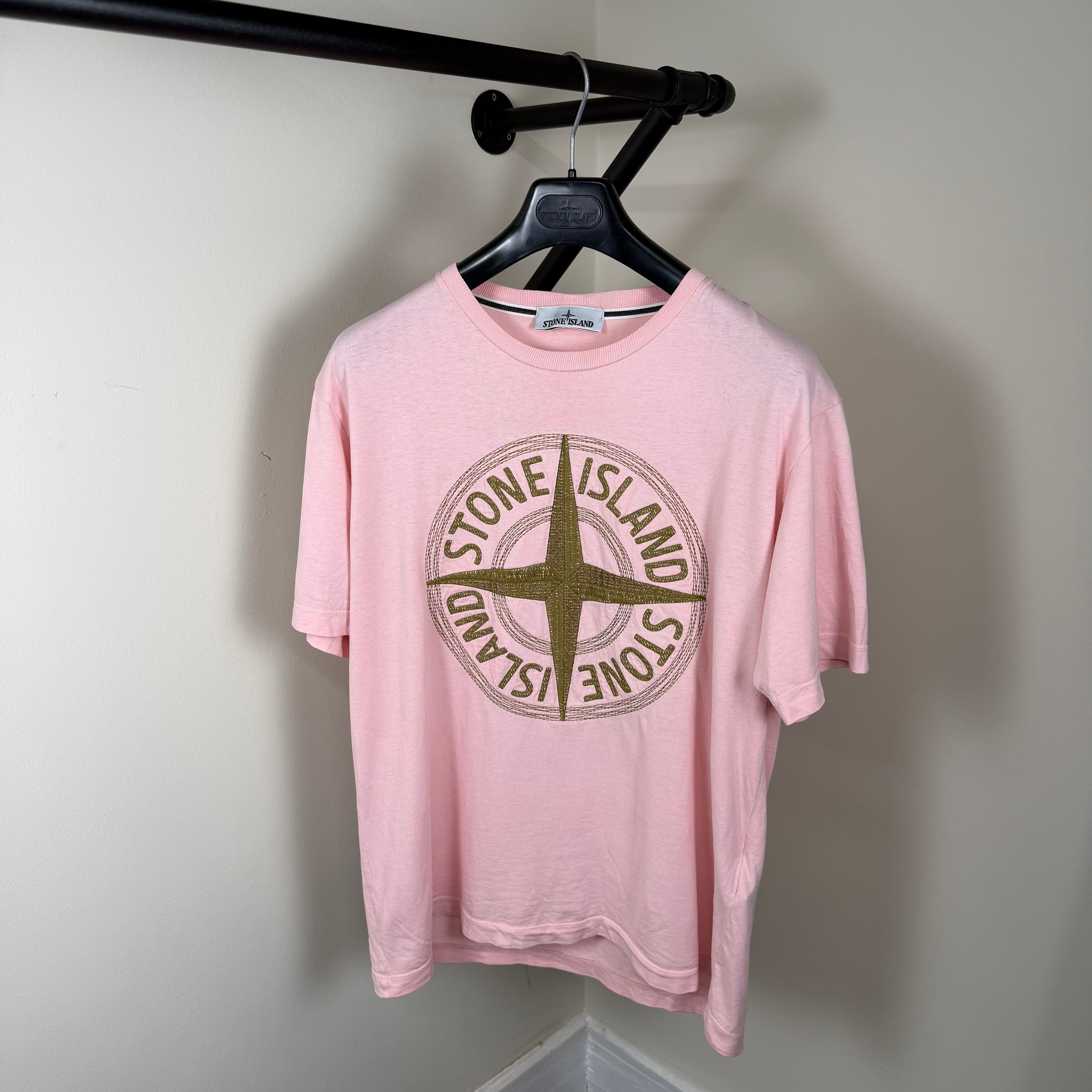Stone Island Embroidered T-Shirt - Medium 21’’