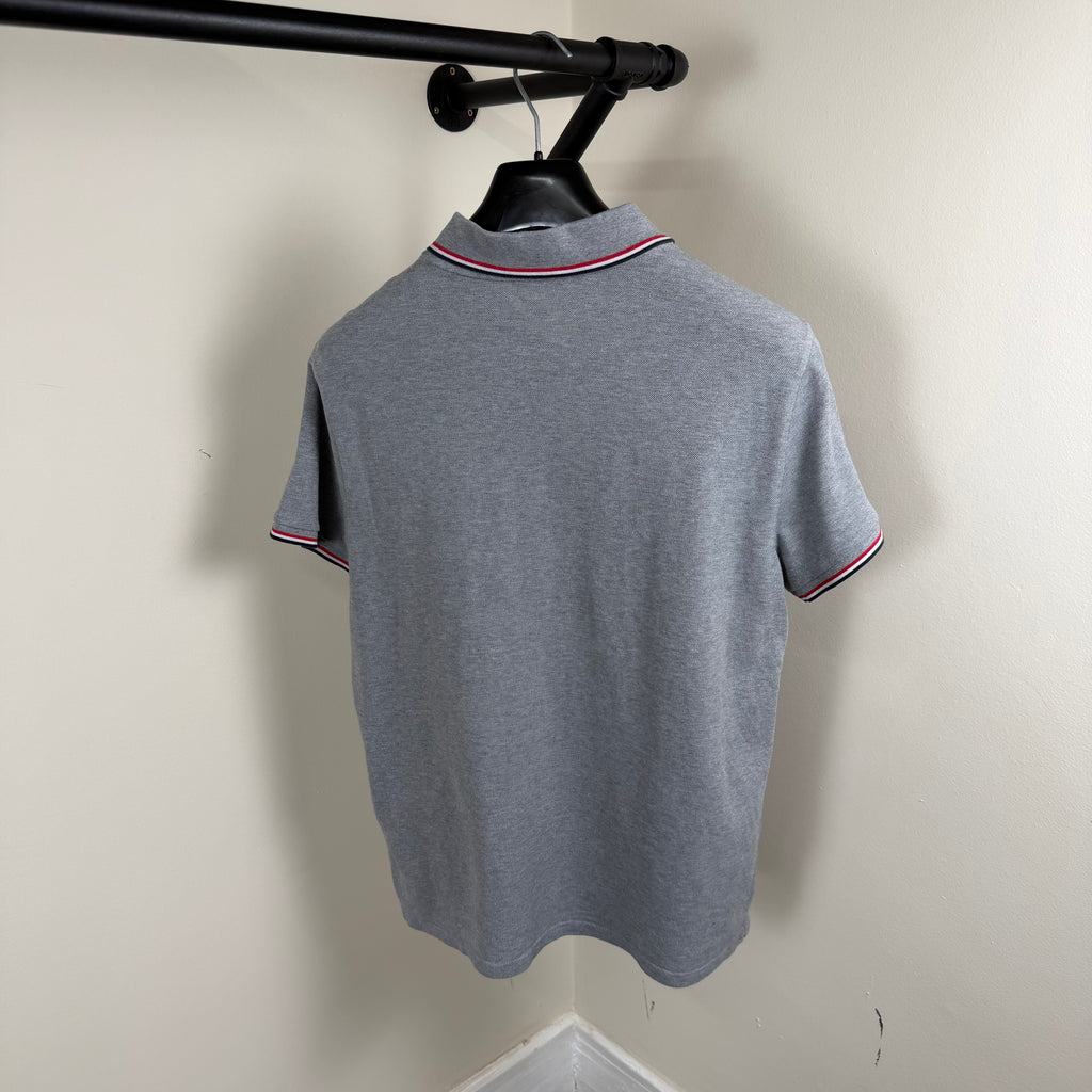 Moncler Grey Polo Shirt - Large 21’’