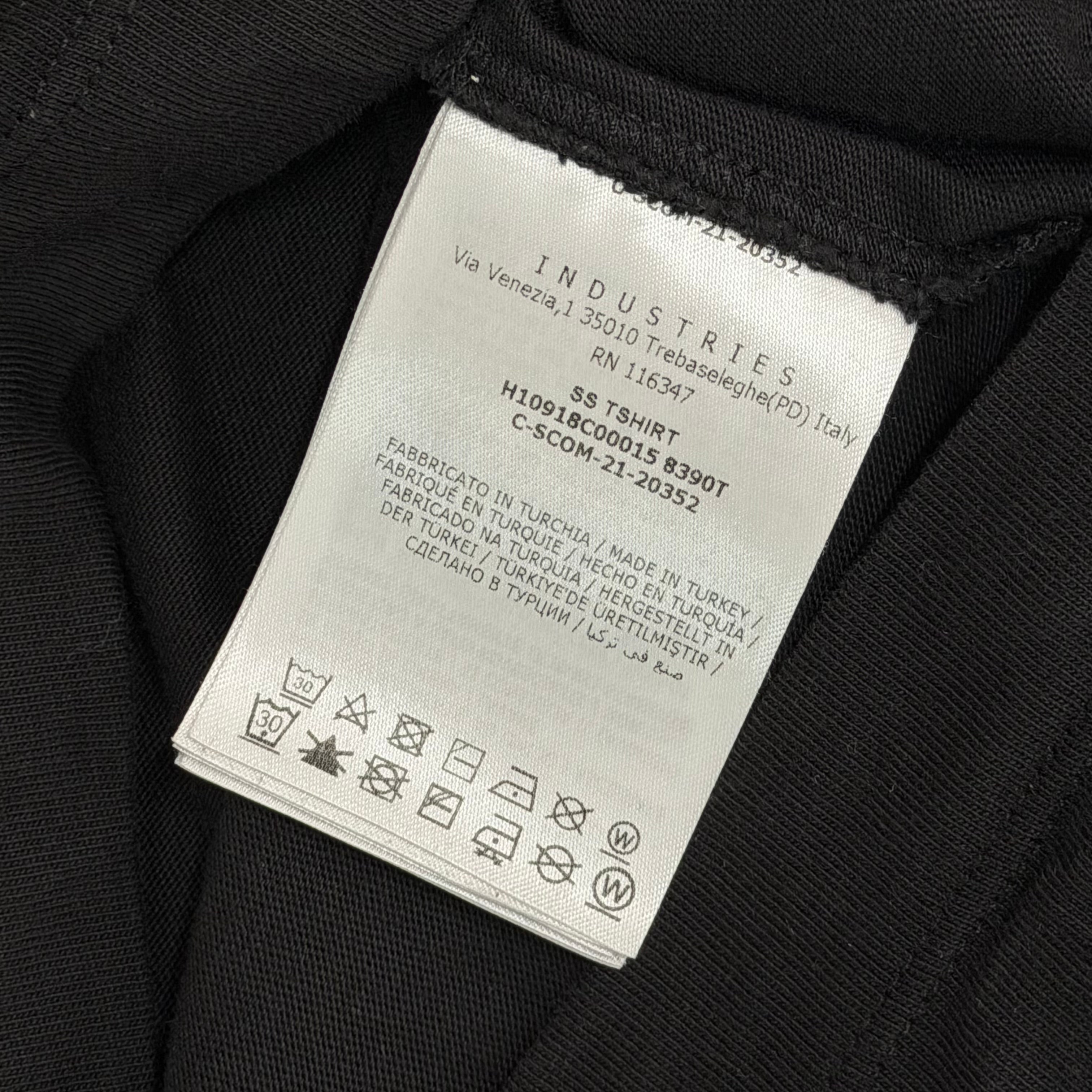 Moncler Black Graphic T-Shirt - Medium 20’’