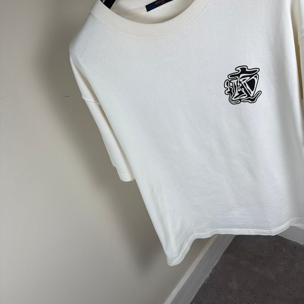 Louis Vuitton White Smoke T-Shirt - Large 22’’