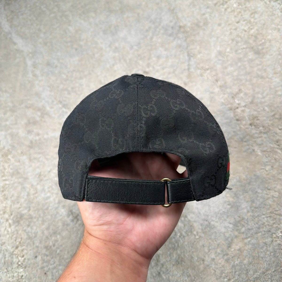 Gucci Black Canvas Baseball Cap - Medium (58cm)