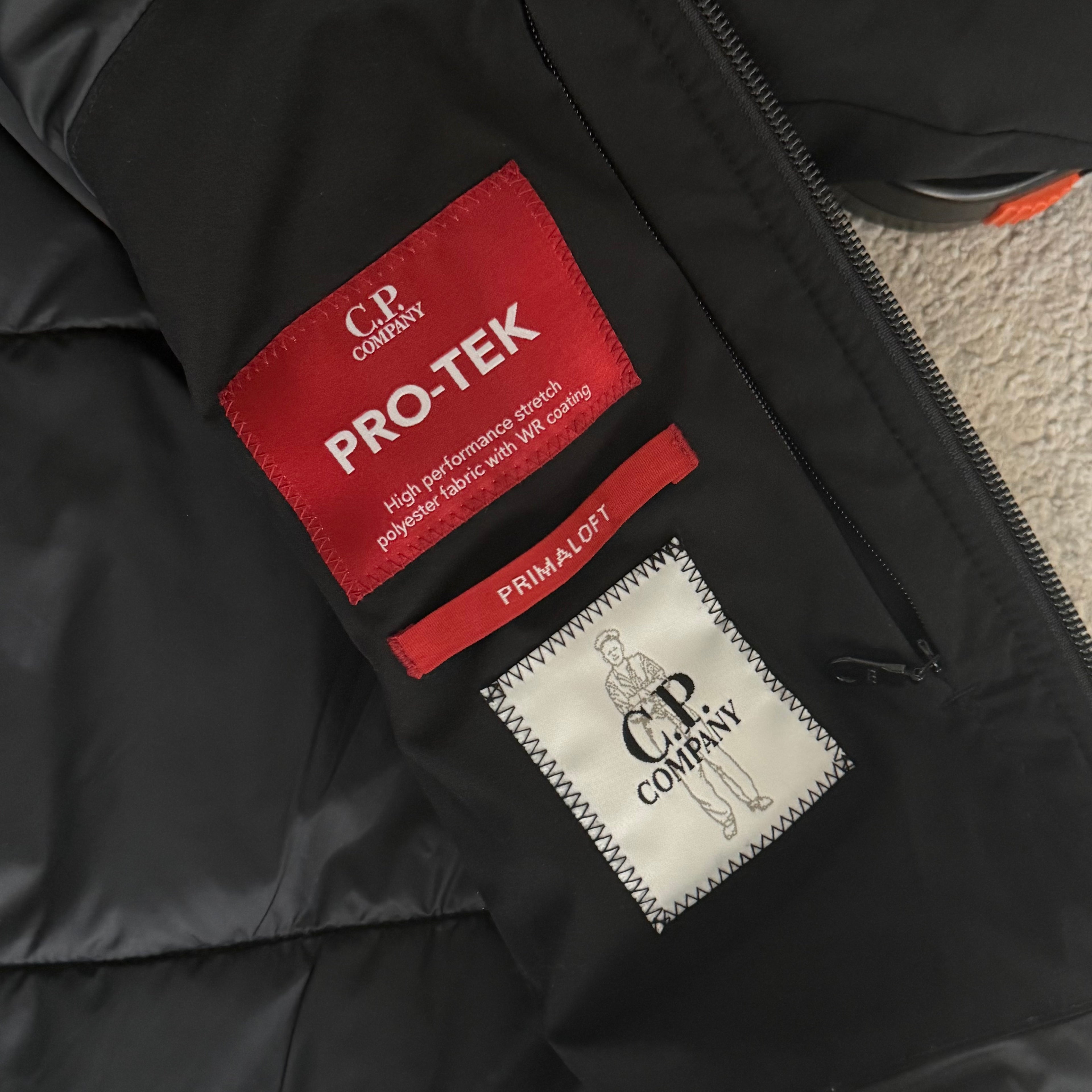 C.P Company Pro Tek Black Softshell - Small 20.5’’