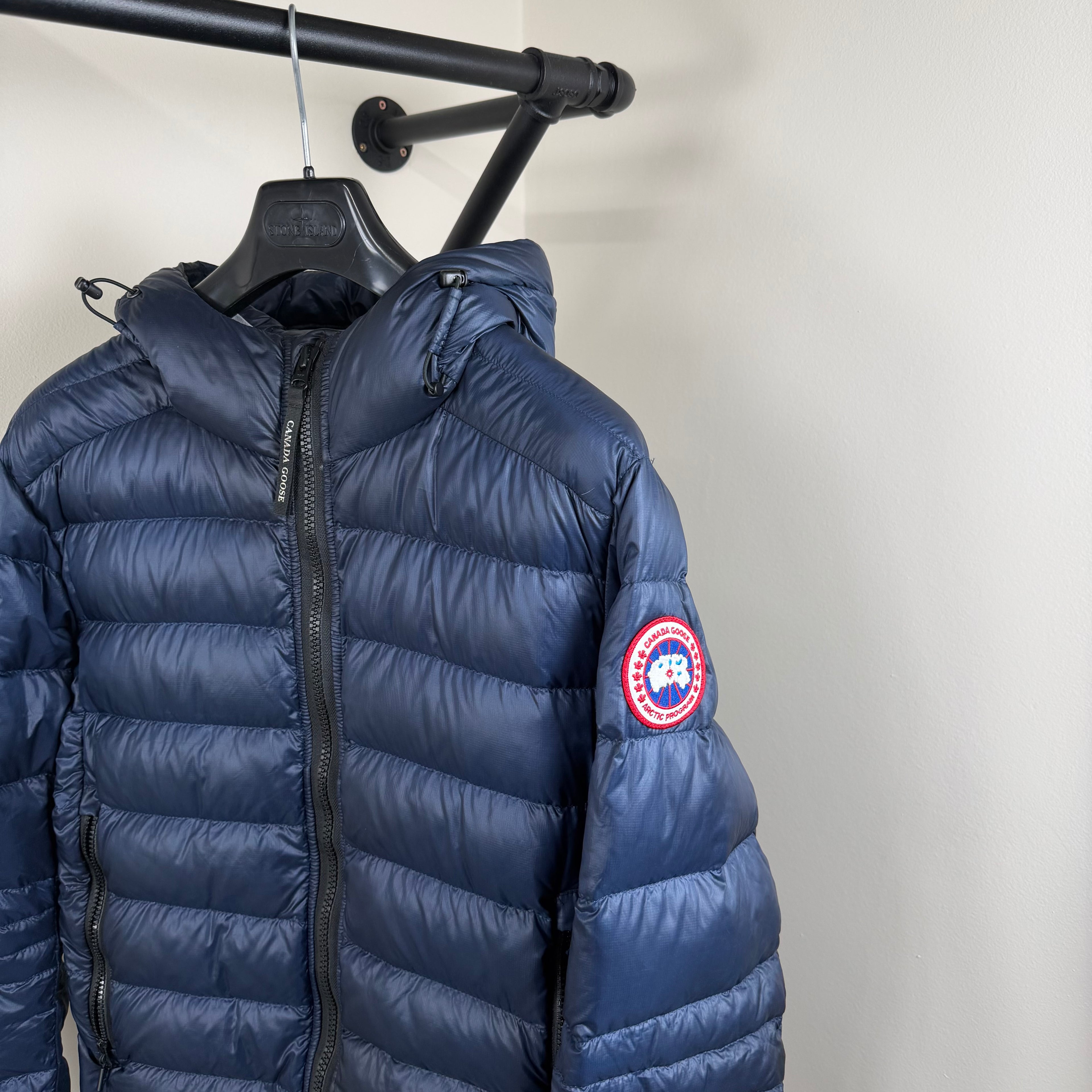 Canada Goose Navy Crofton Puffer Jacket - Medium 21’’