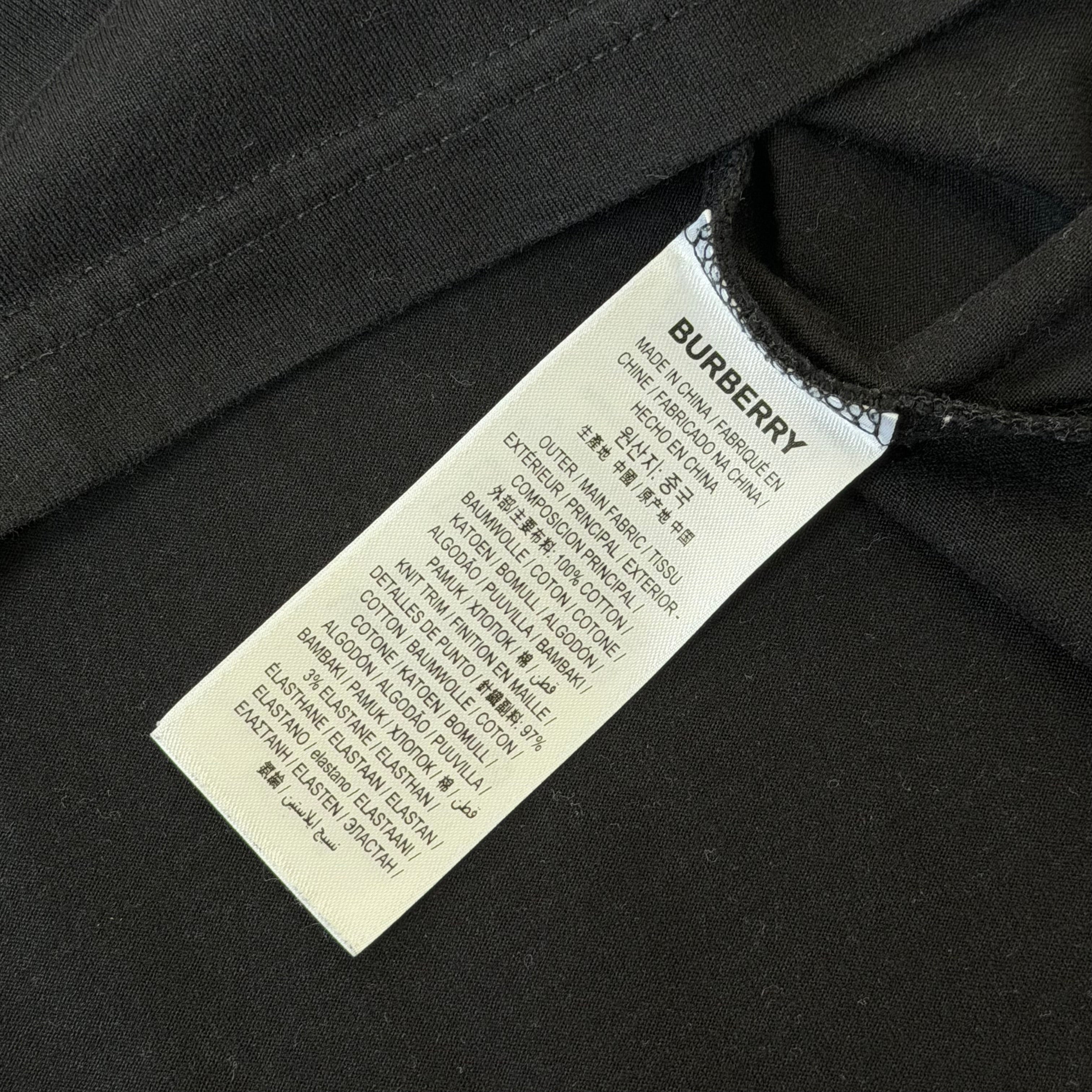 Burberry Box Logo Print T-Shirt Black 21’’