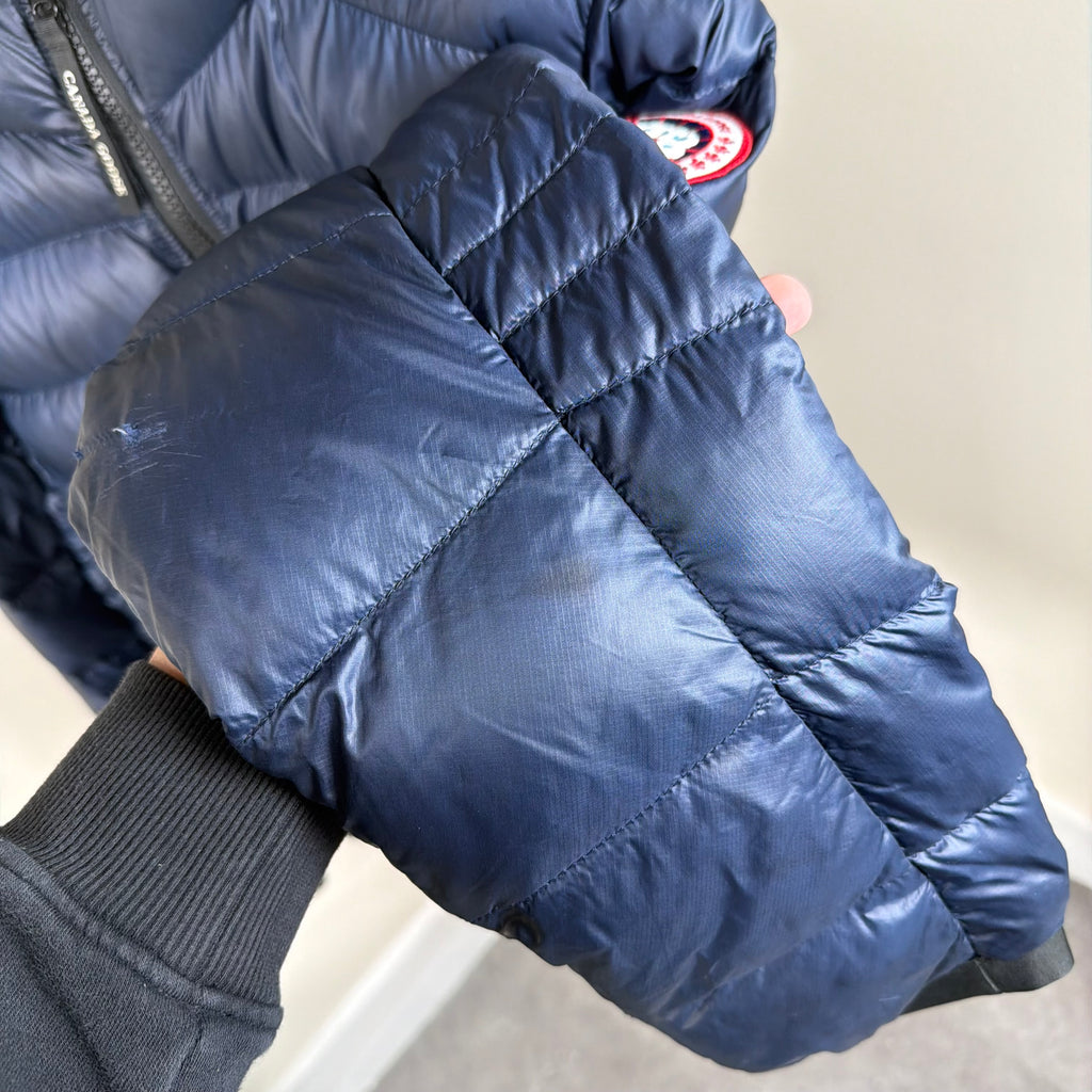 Canada Goose Navy Crofton Puffer Jacket - Medium 21’’