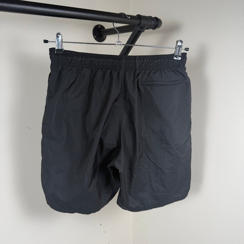 Givenchy Black Spell Out Swimming Shorts - Medium