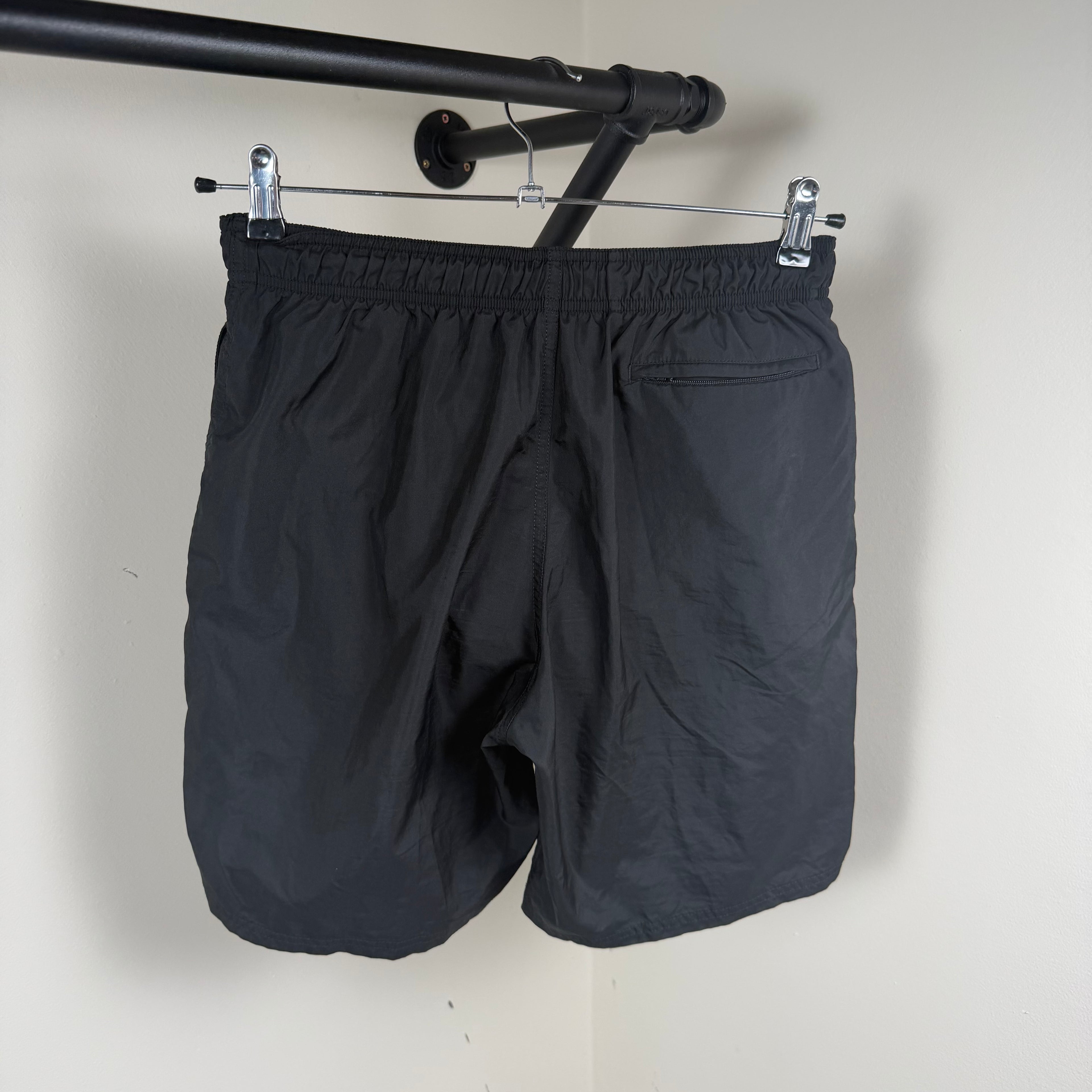 Givenchy Black Spell Out Swimming Shorts - Medium