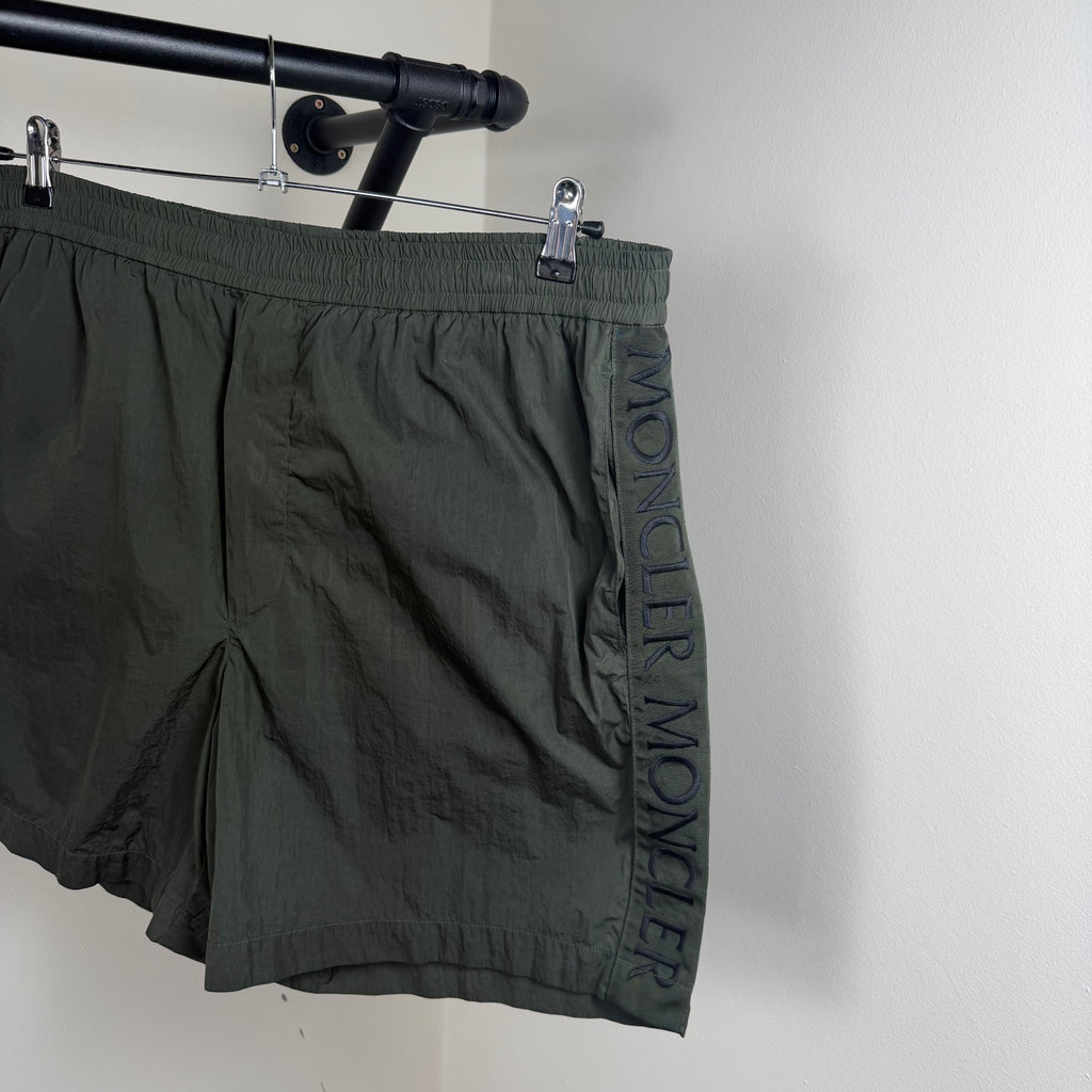 Moncler Khaki Swimming Shorts - XXL (38W)