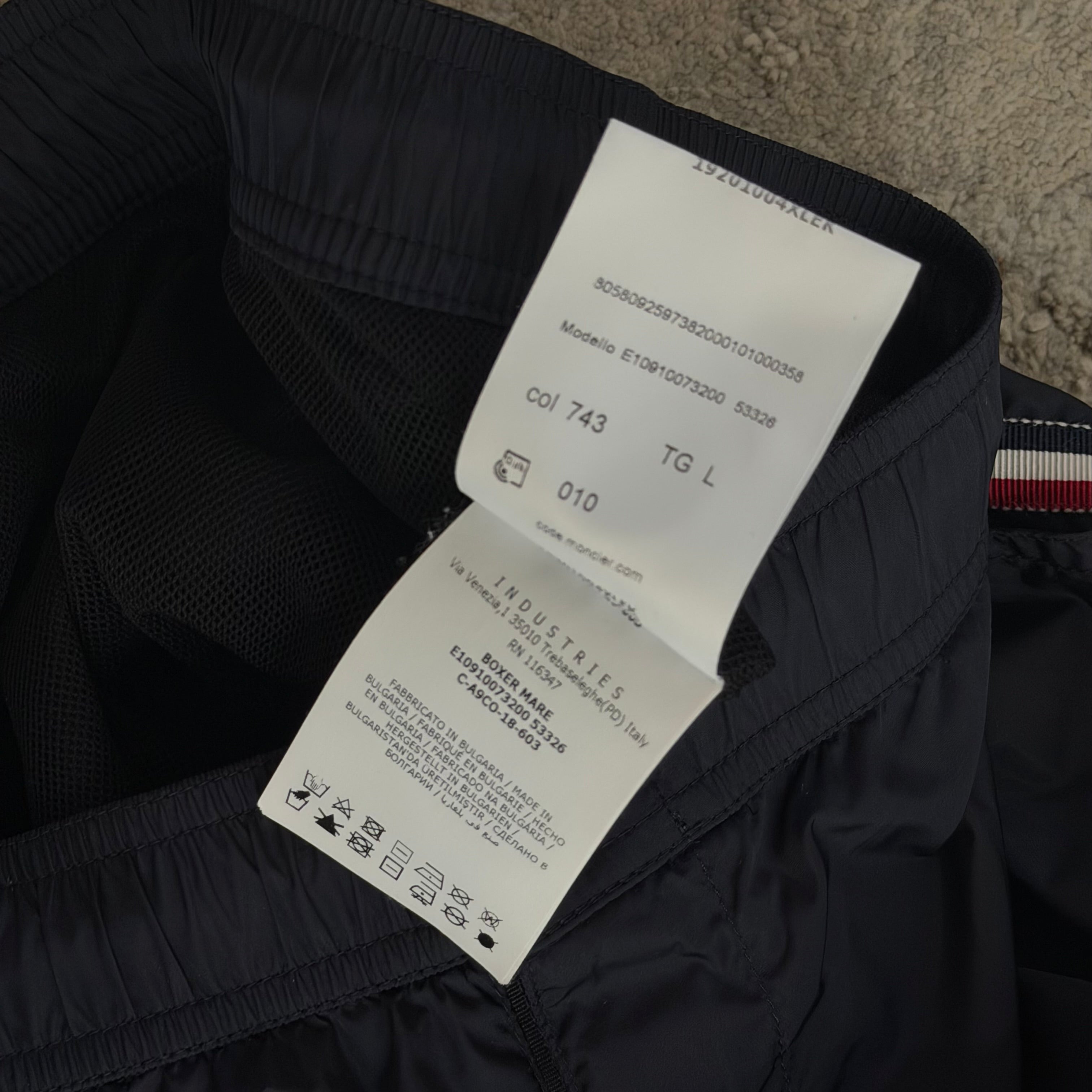 Moncler Navy Swimming Shorts - Medium