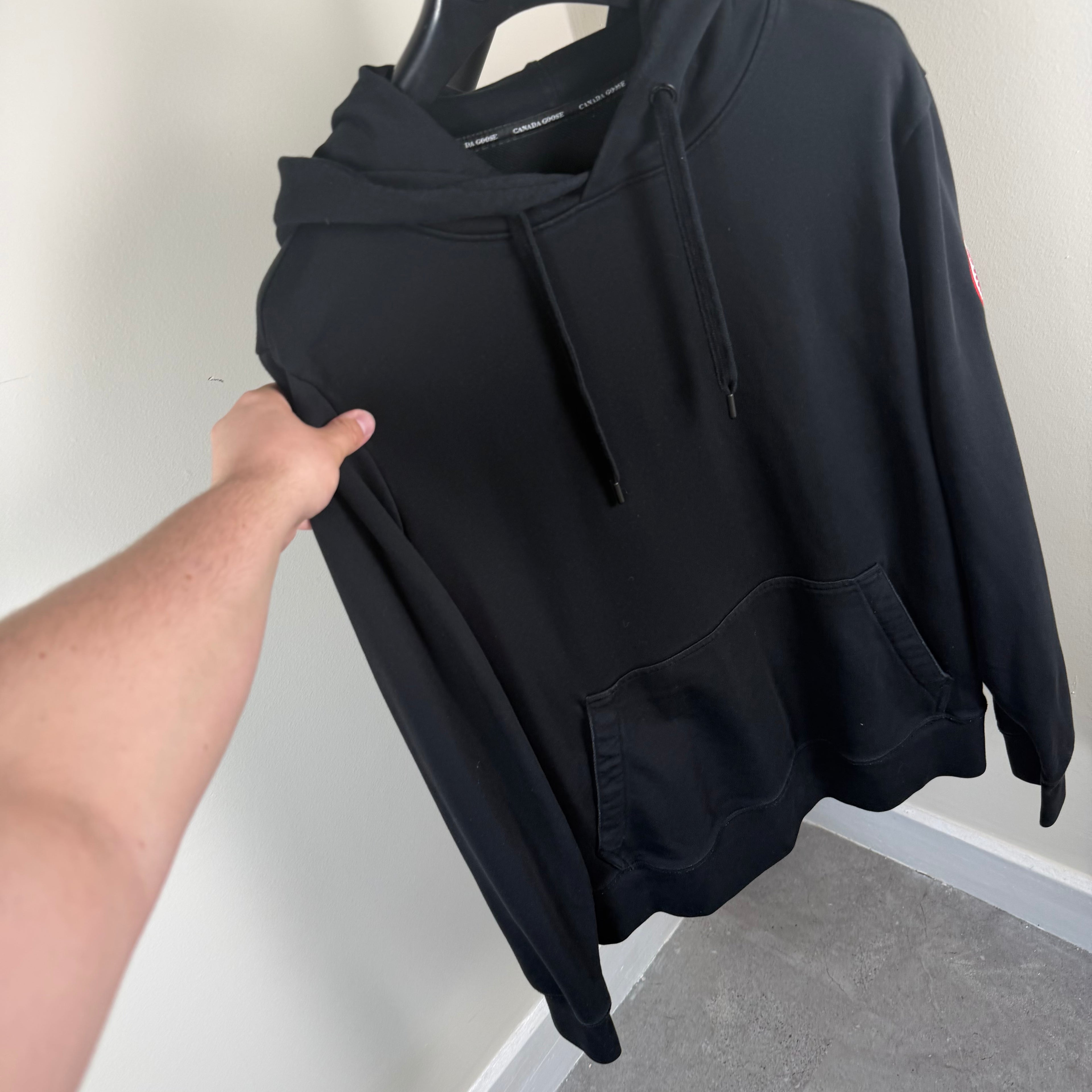 Canada Goose Black Hoodie - Large 23.5’’