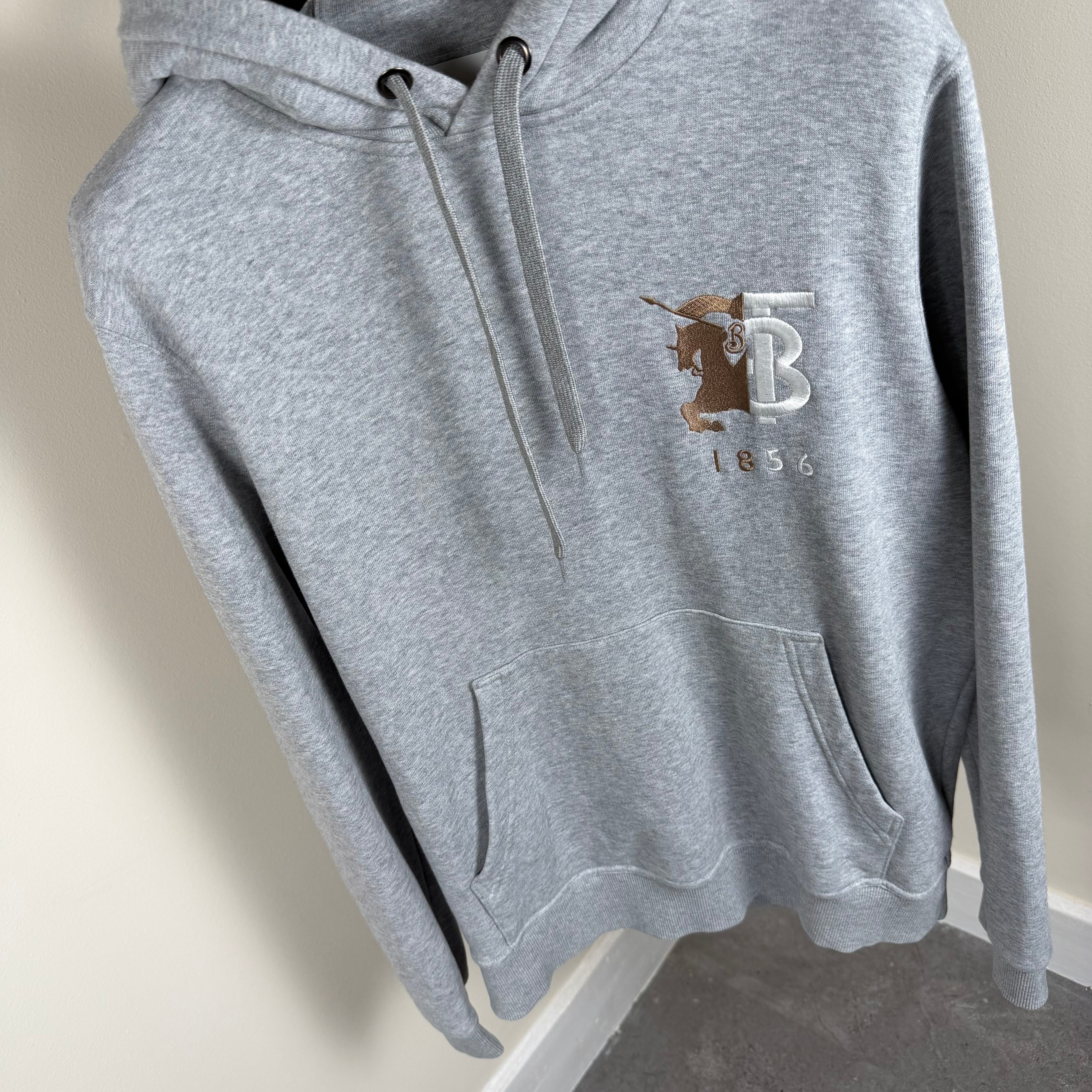 Burberry TB Grey Hoodie - Medium 22’’